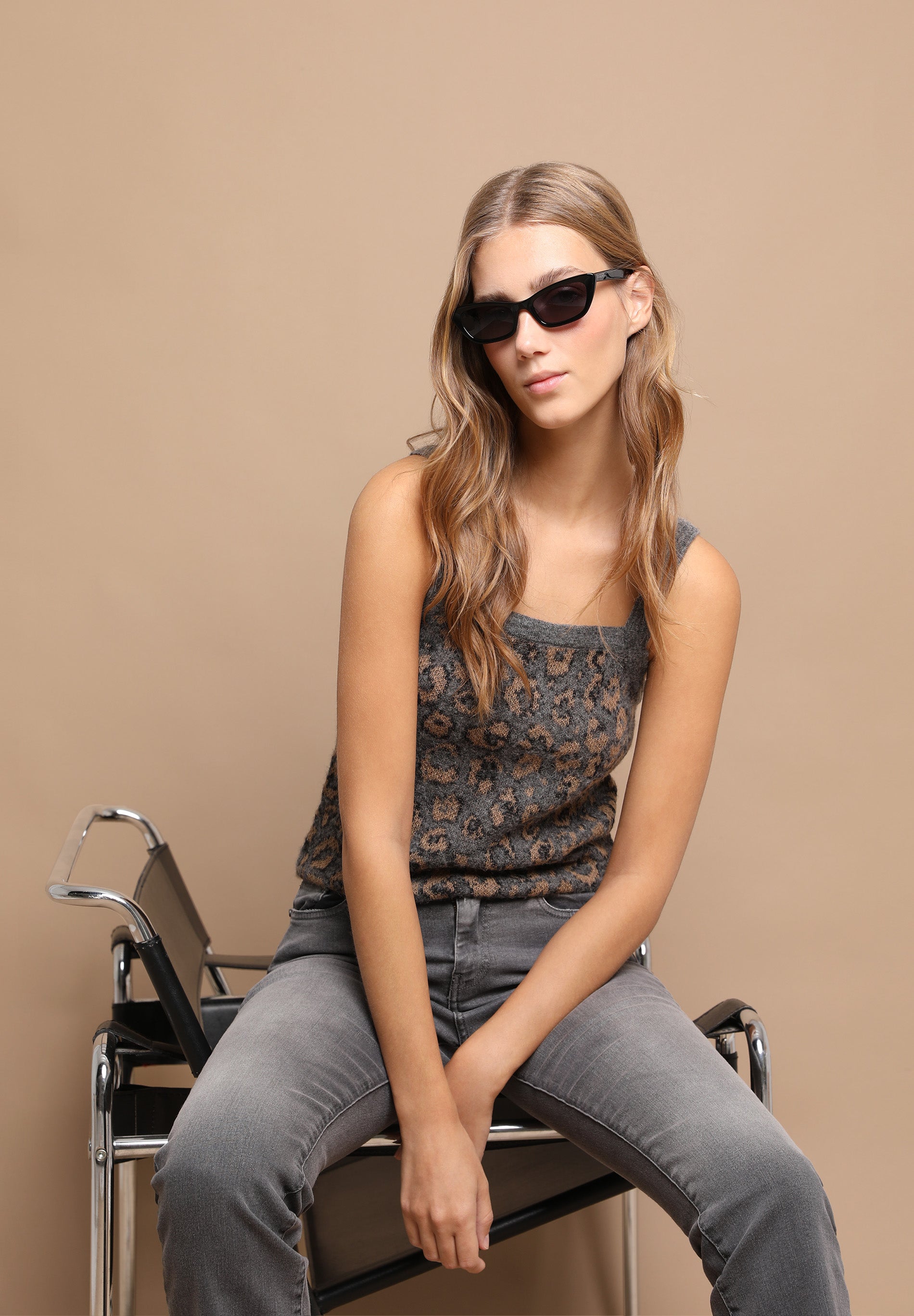 TOP PUNTO ANIMAL PRINT