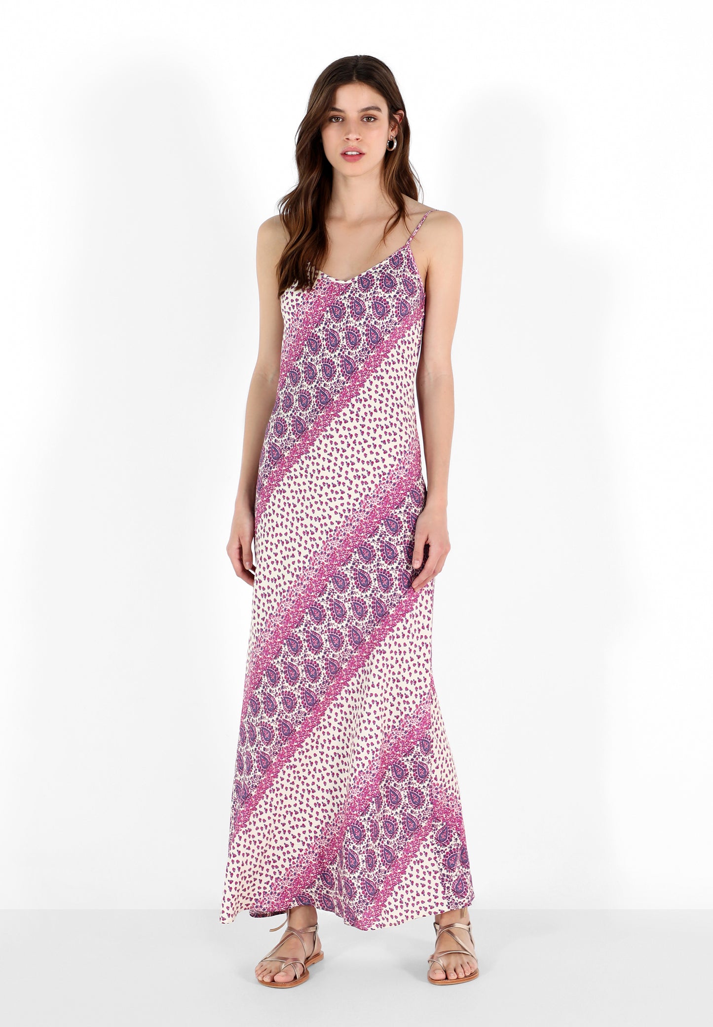 VESTIDO LARGO ESTAMPADO