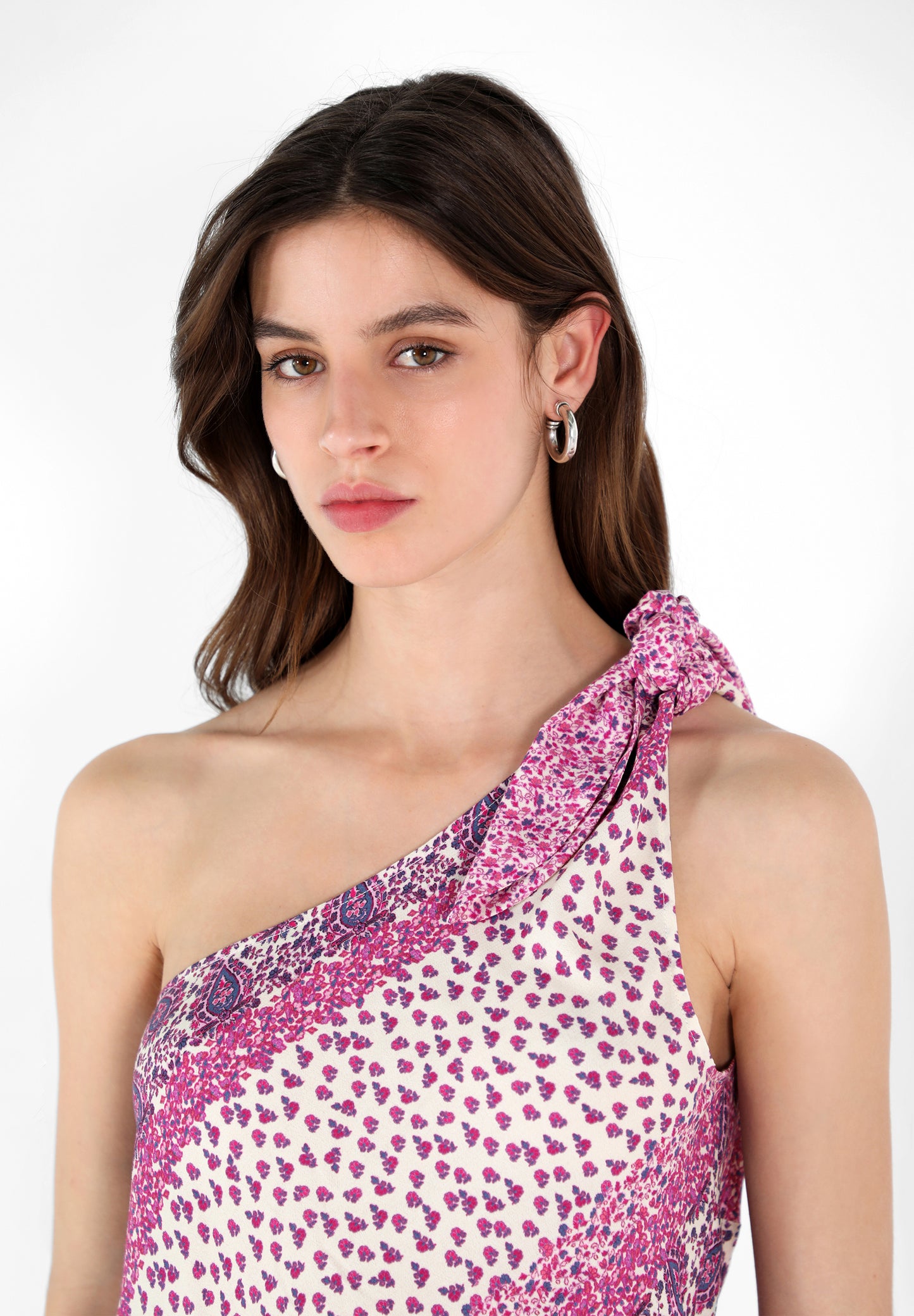 TOP ASIMÉTRICO ESTAMPADO