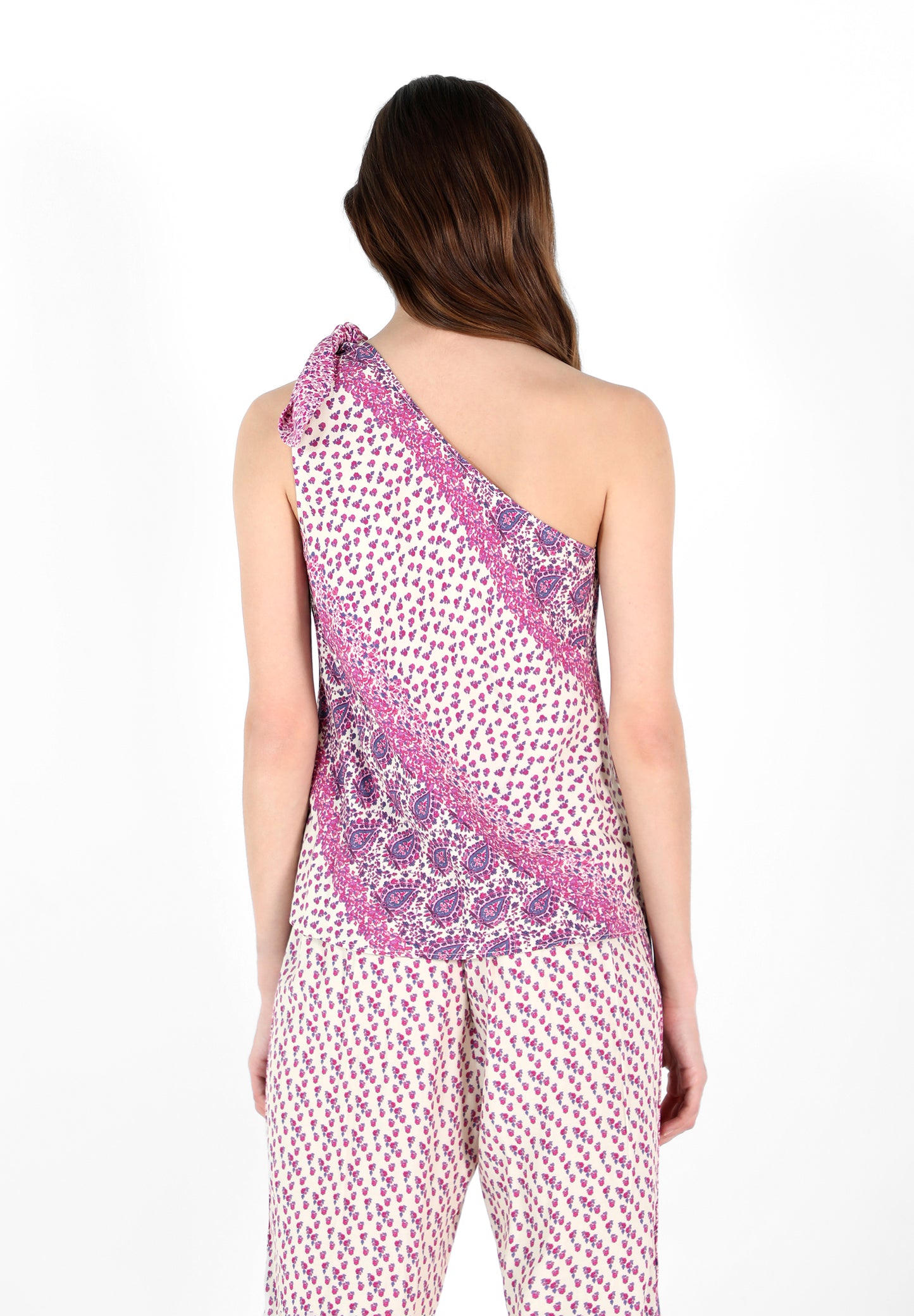 TOP ASIMÉTRICO ESTAMPADO