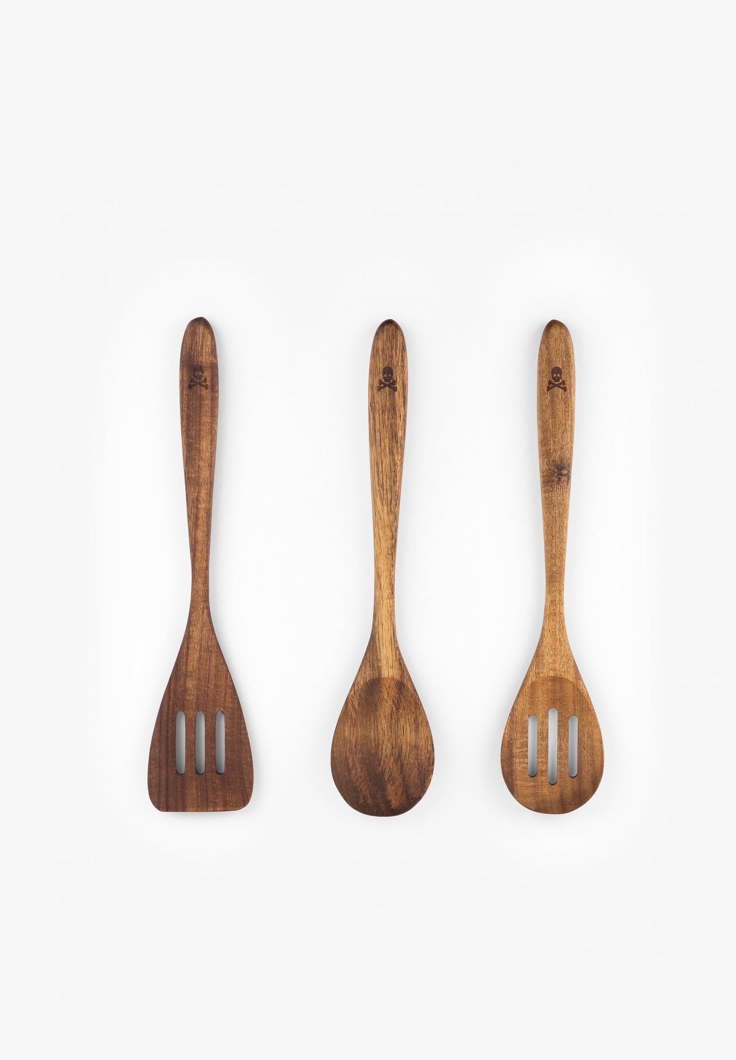 PACK UTENSILIOS DE MADERA CALAVERA