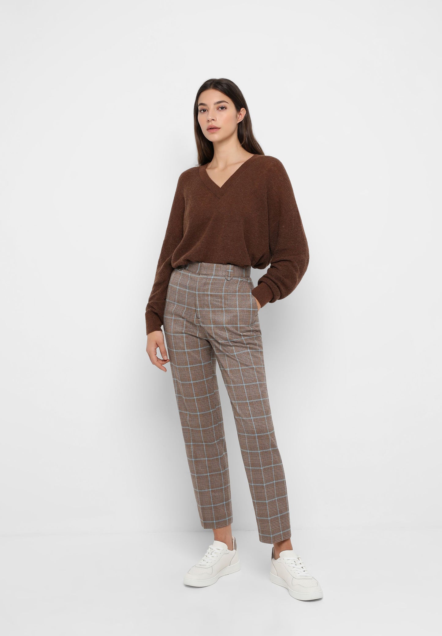 PANTALÓN RECTO CUADROS