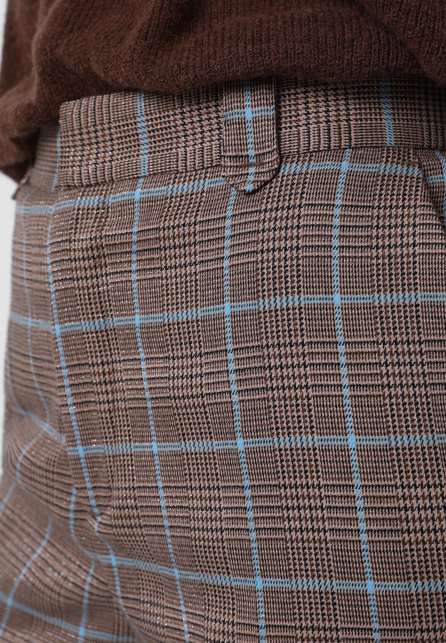 PANTALÓN RECTO CUADROS