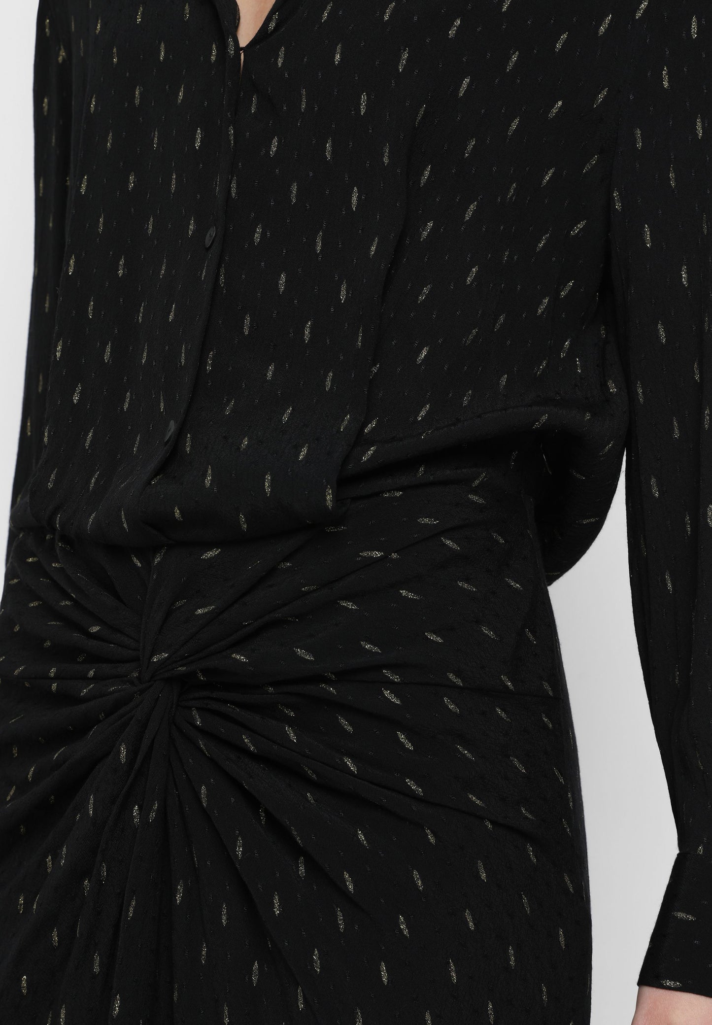 VESTIDO MIDI DRAPEADO