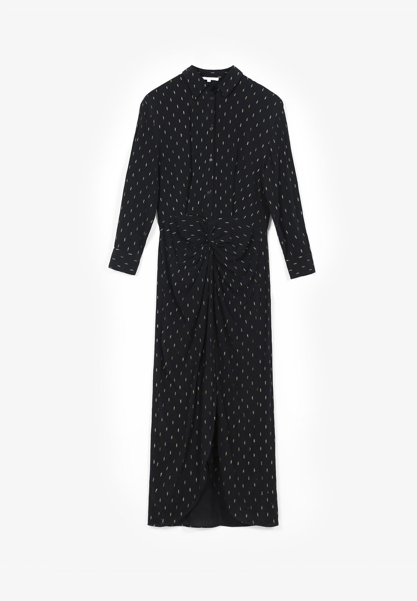 VESTIDO MIDI DRAPEADO