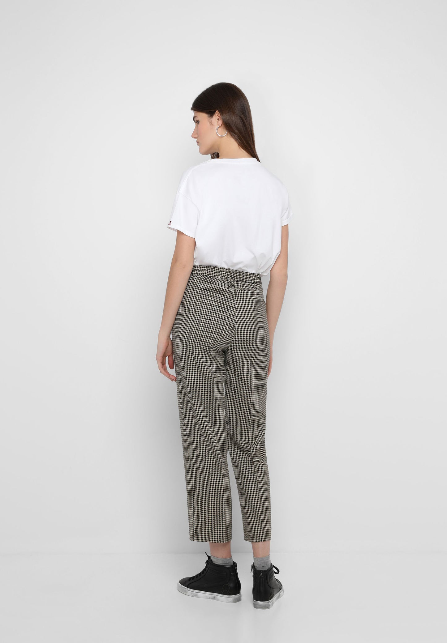 PANTALÓN RECTO PATA DE GALLO