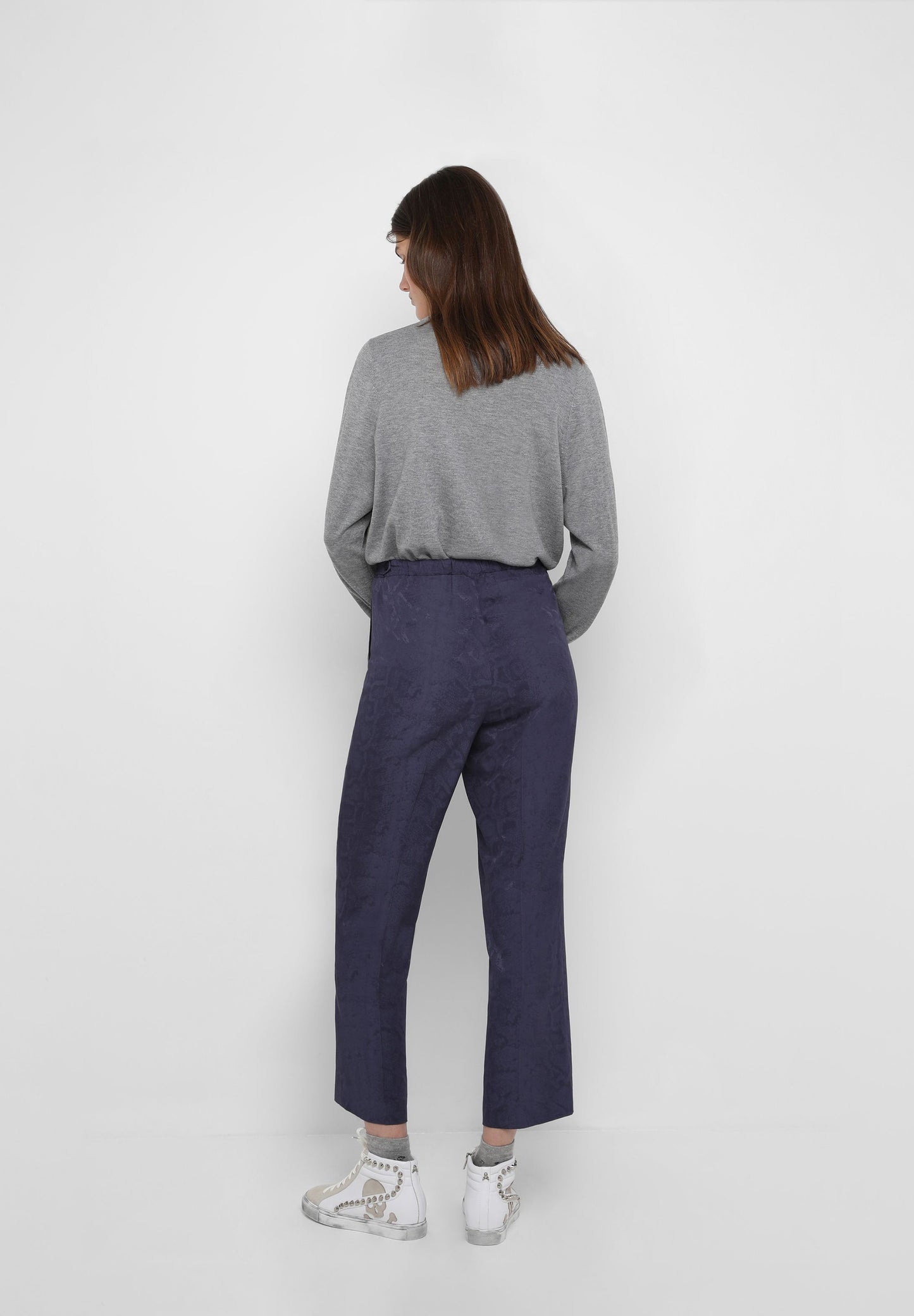 PANTALÓN FLUÍDO JACQUARD
