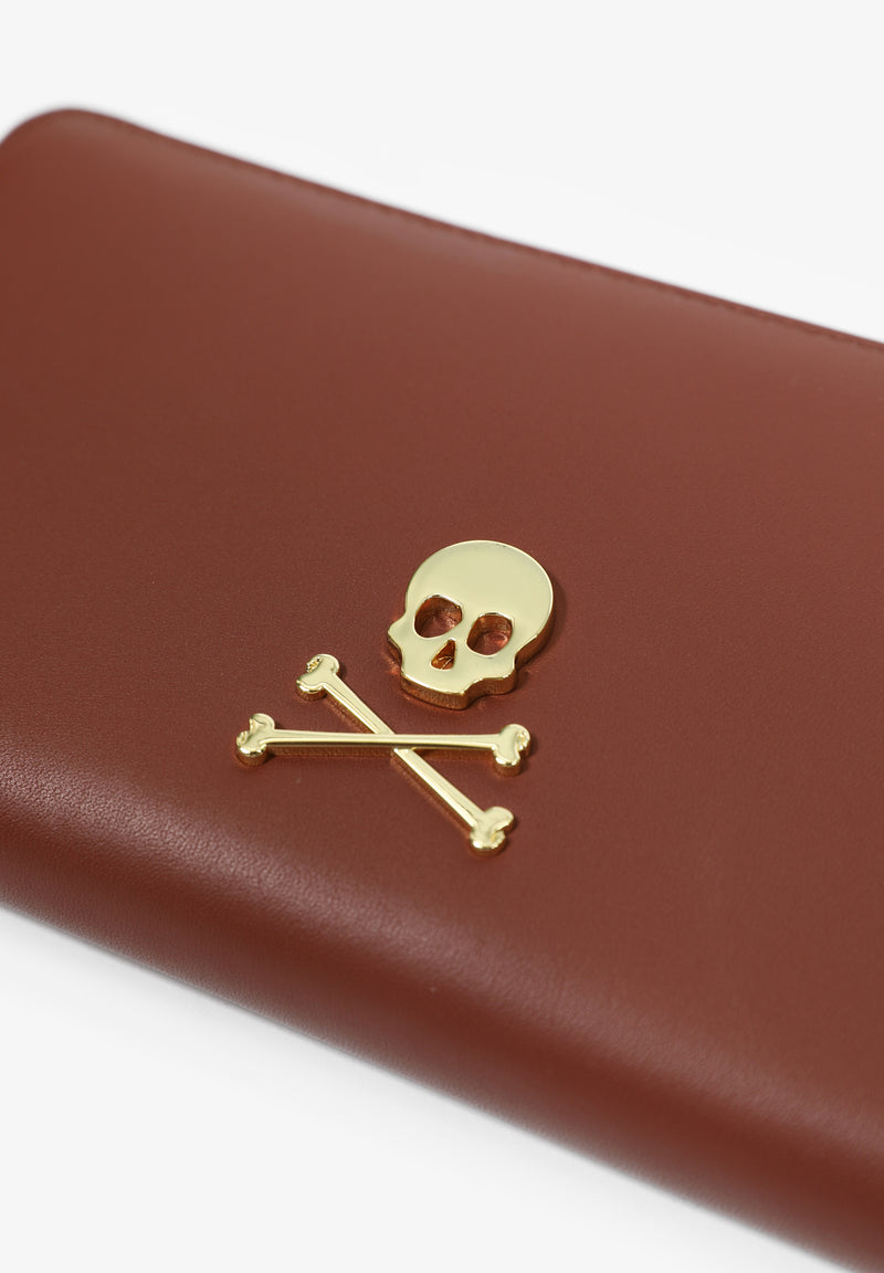 CARTERA CALAVERA METÁLICA