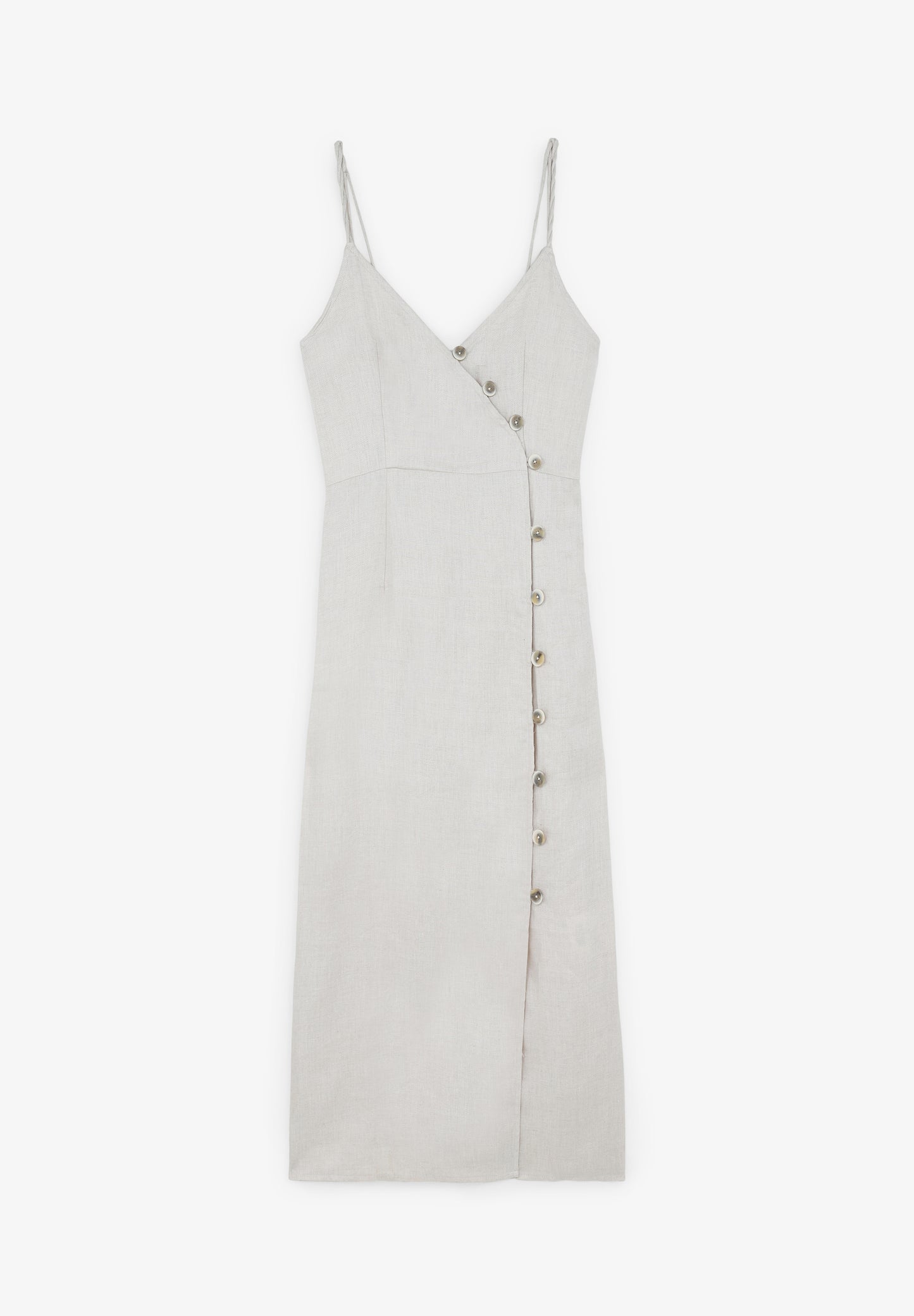 VESTIDO MIDI BOTONES