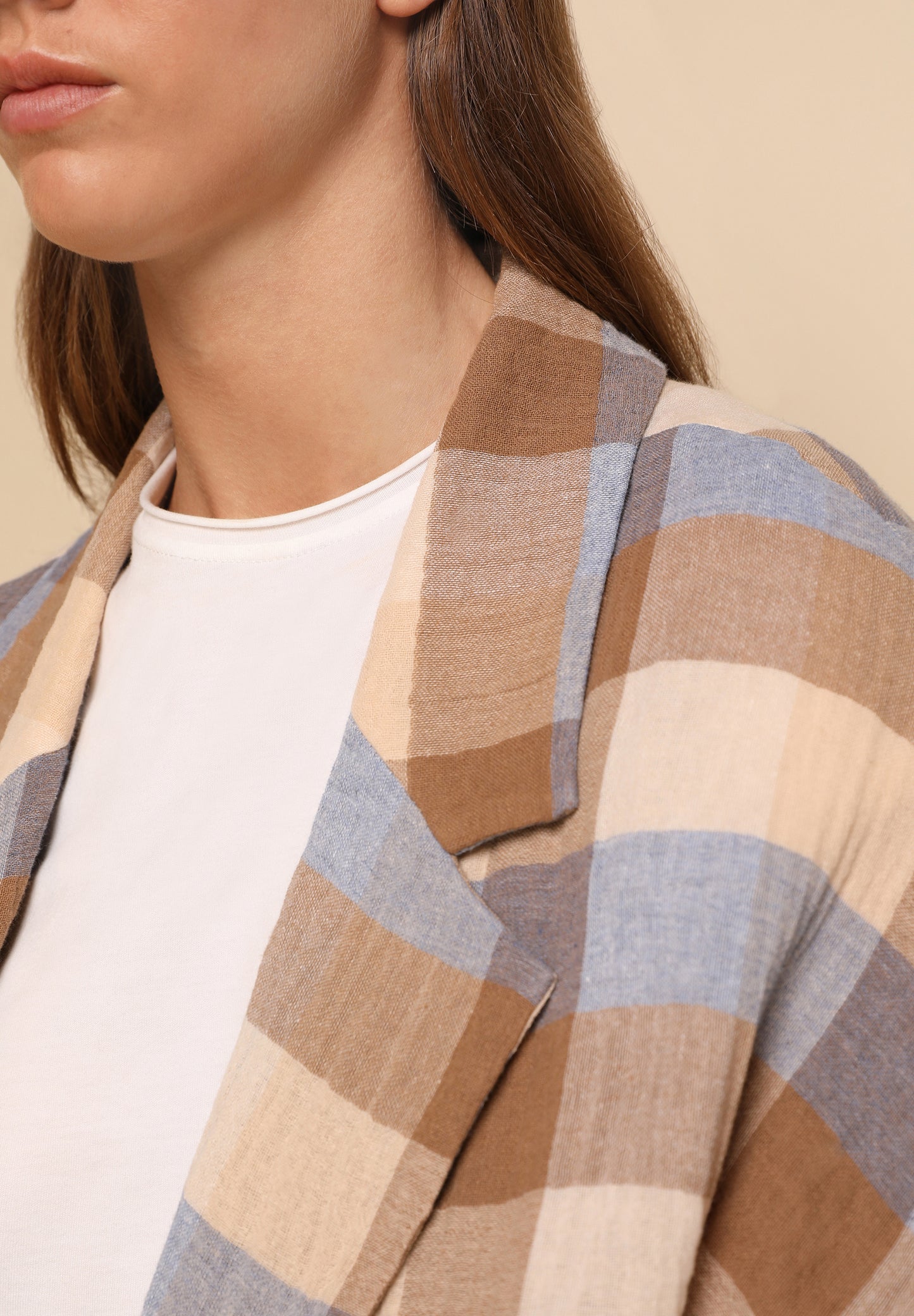 ABRIGO LIGERO CUADROS