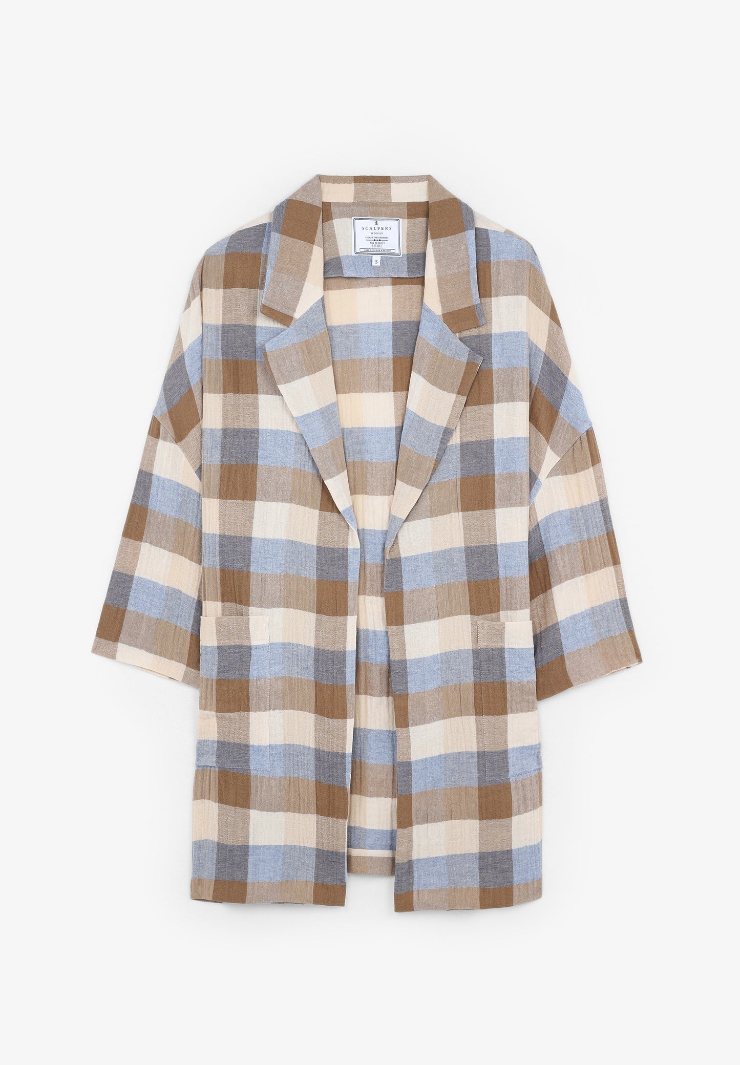 ABRIGO LIGERO CUADROS