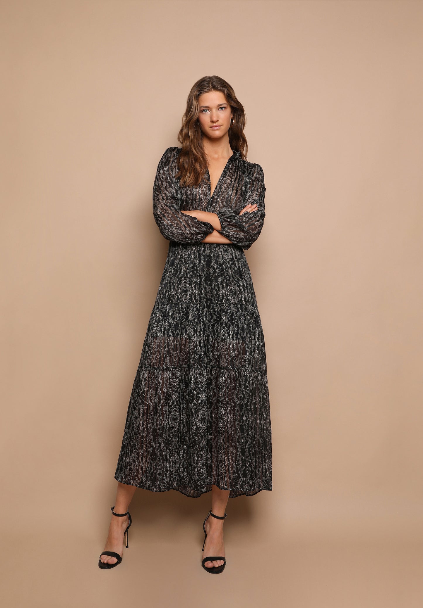 VESTIDO LARGO ESTAMPADO