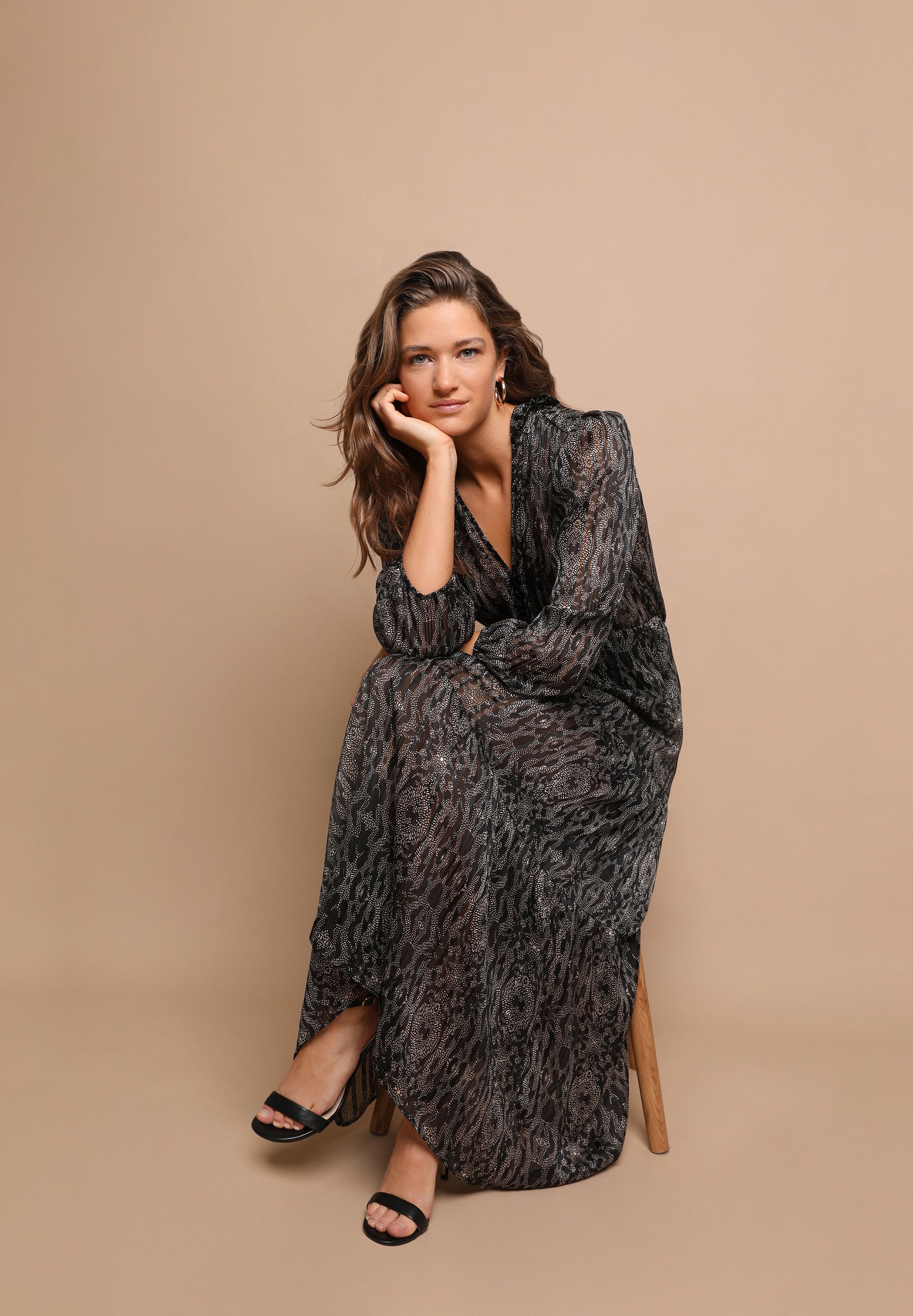 VESTIDO LARGO ESTAMPADO