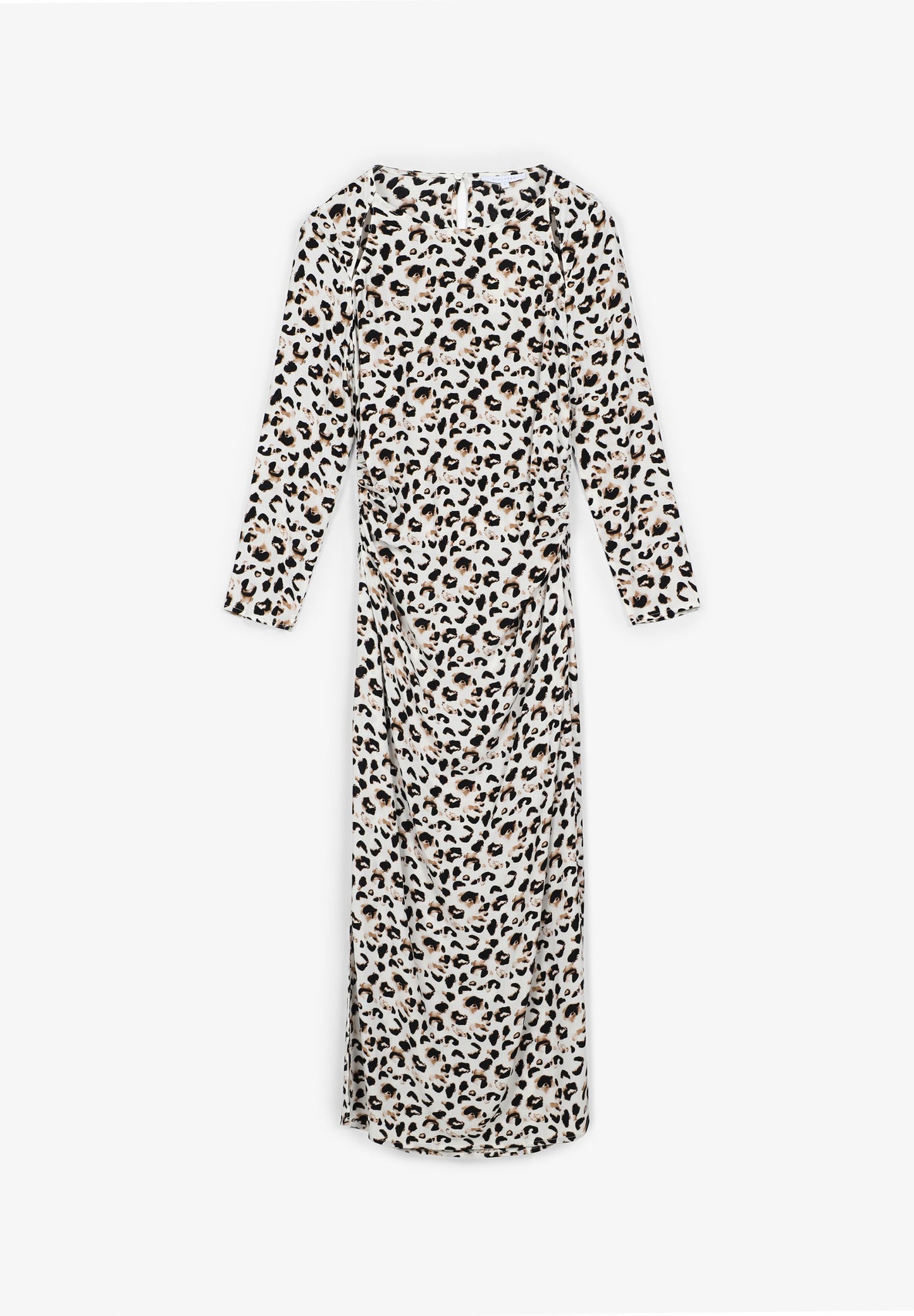 VESTIDO MIDI ANIMAL PRINT