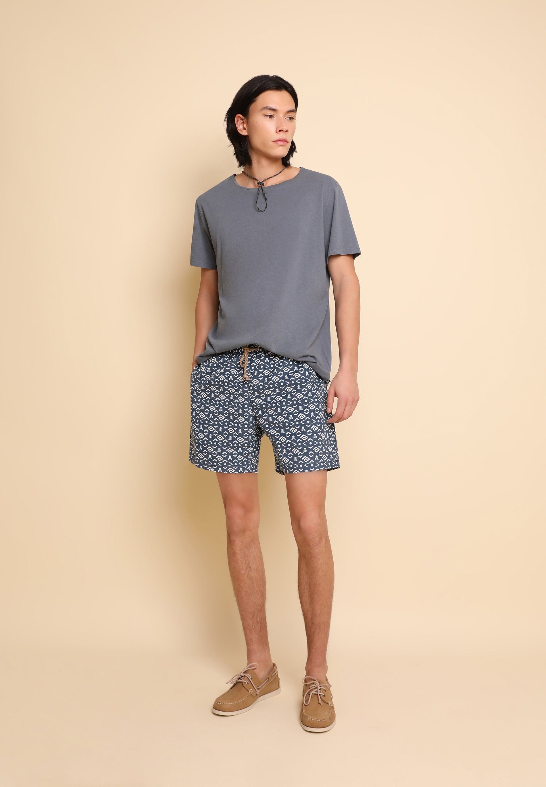 BAÑADOR PRINT INDIGO CALAVERA