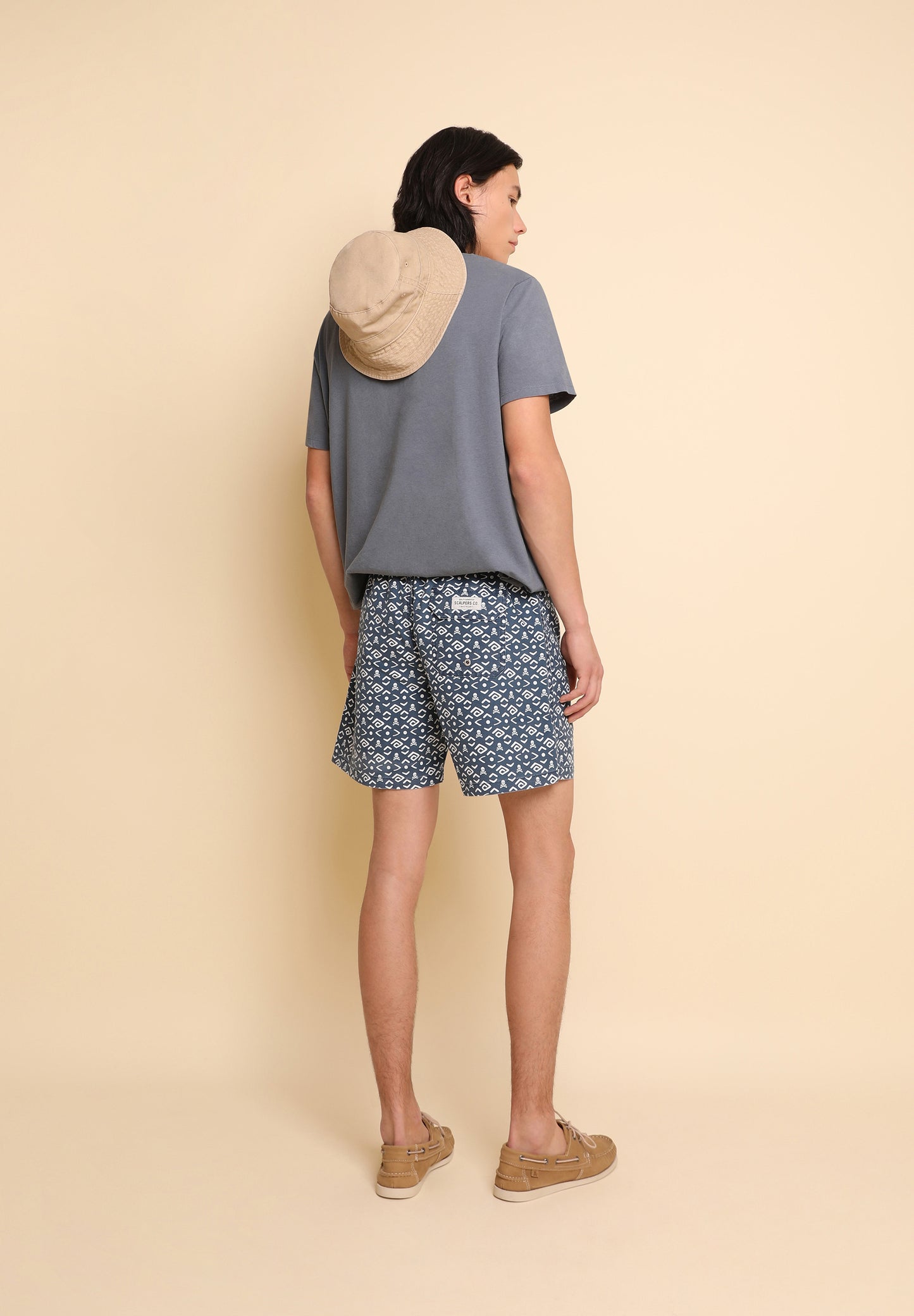 BAÑADOR PRINT INDIGO CALAVERA