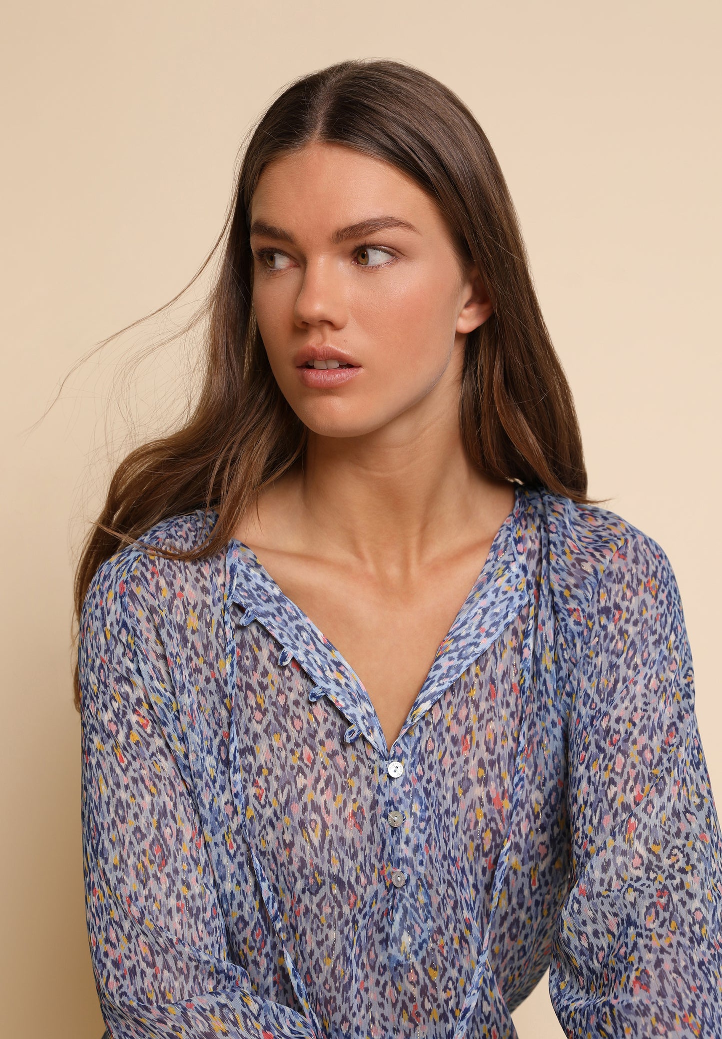 VESTIDO MIDI ANIMAL PRINT