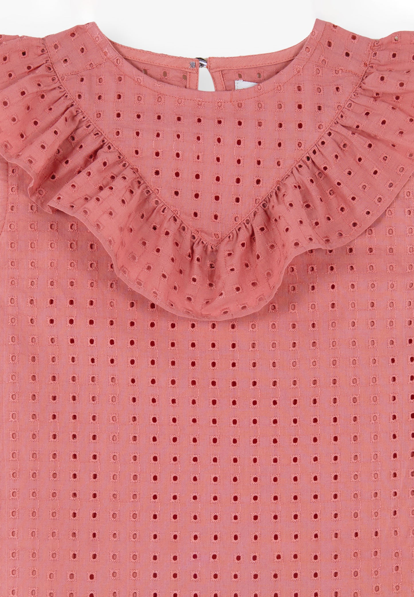 CAMISA VOLANTE PERFORADO