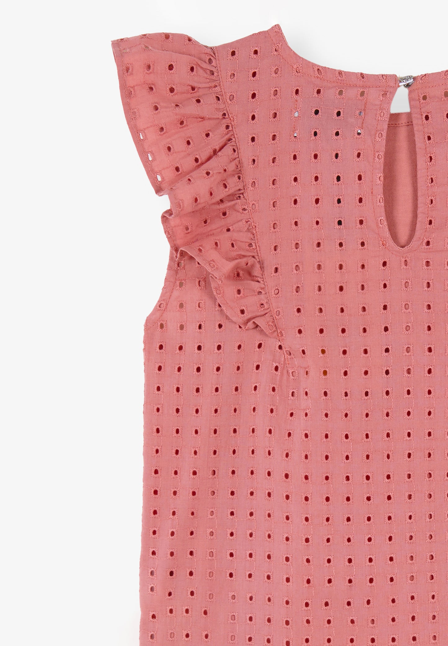 CAMISA VOLANTE PERFORADO