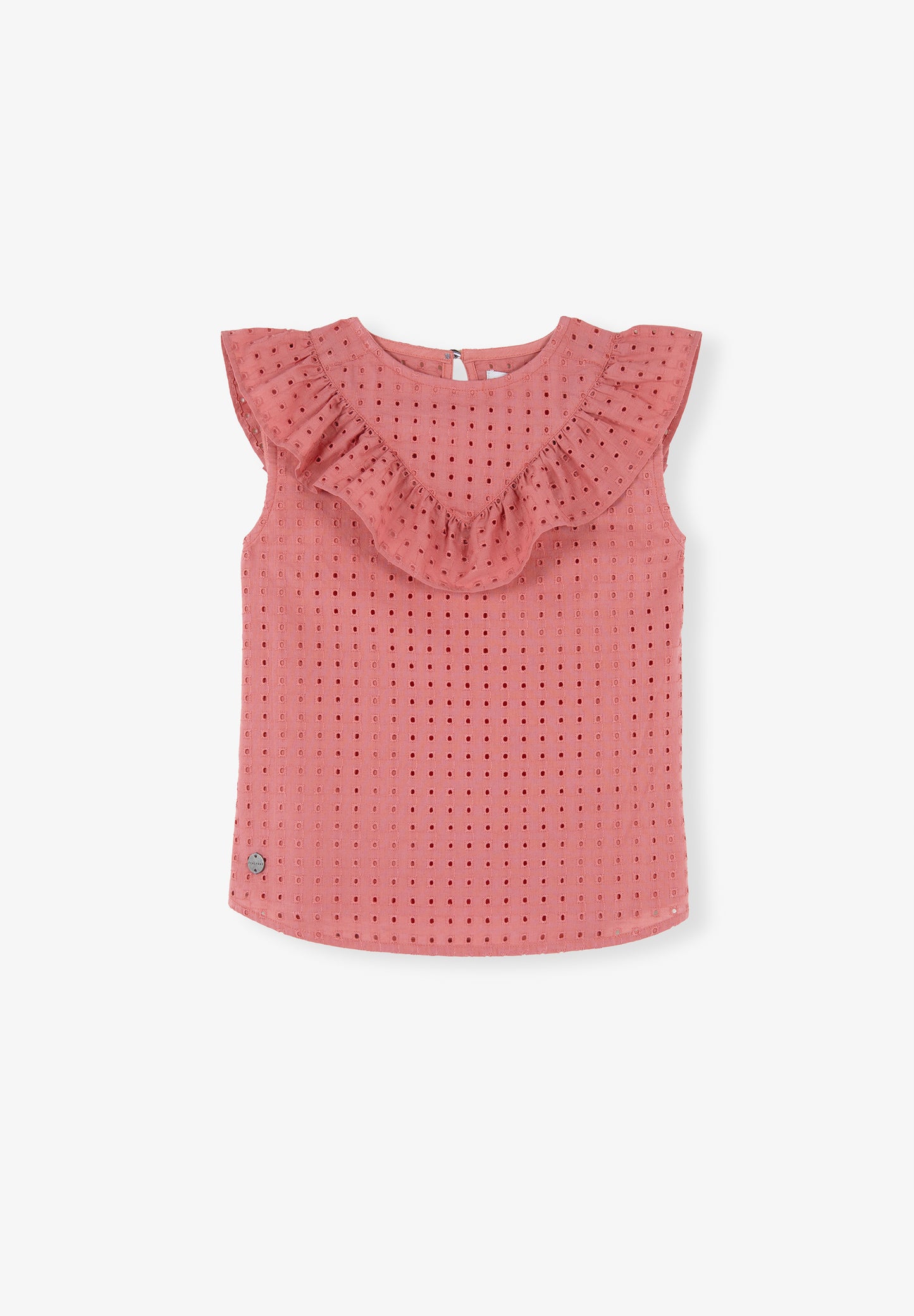 CAMISA VOLANTE PERFORADO