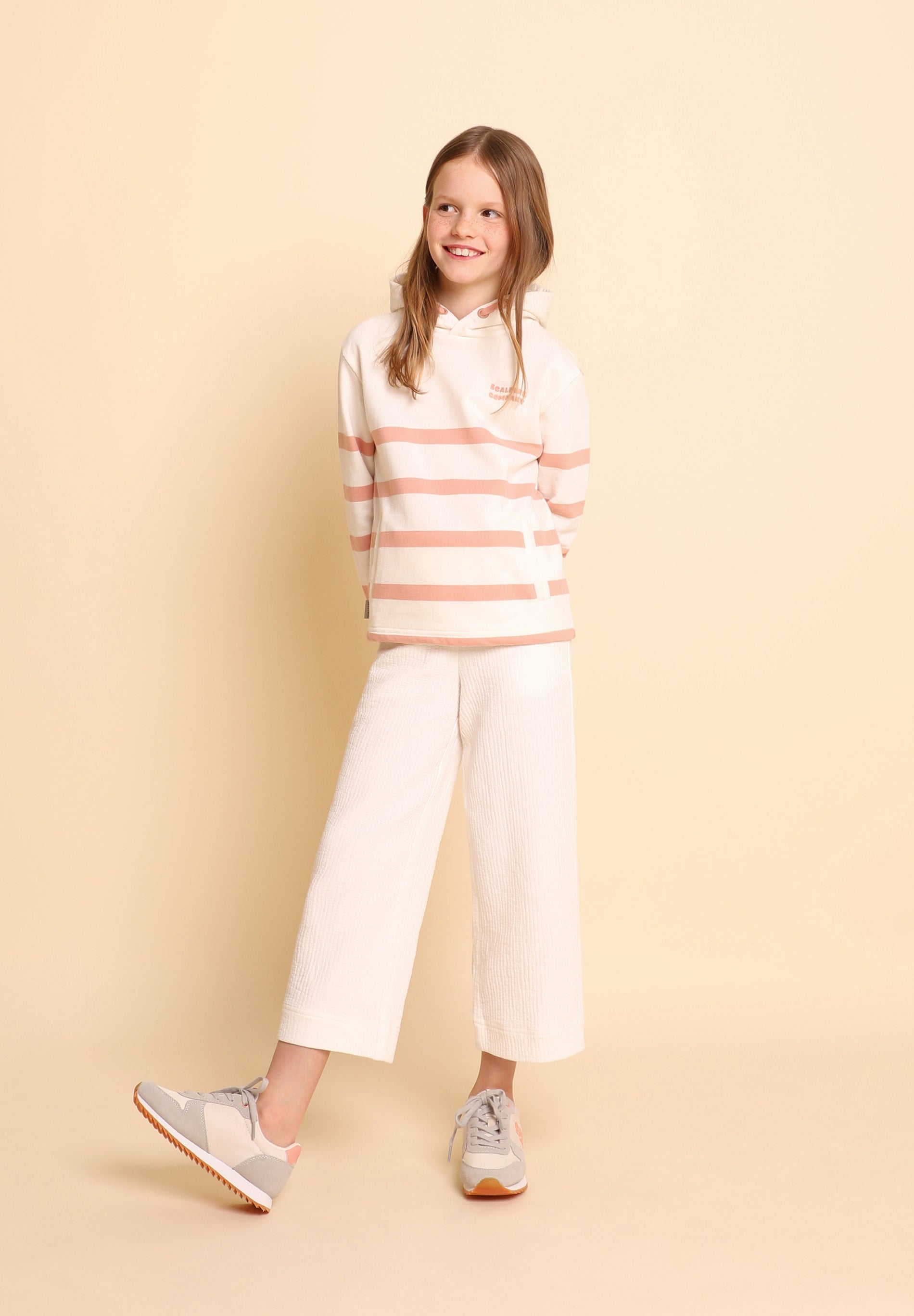 SUDADERA RAYAS CAPUCHA