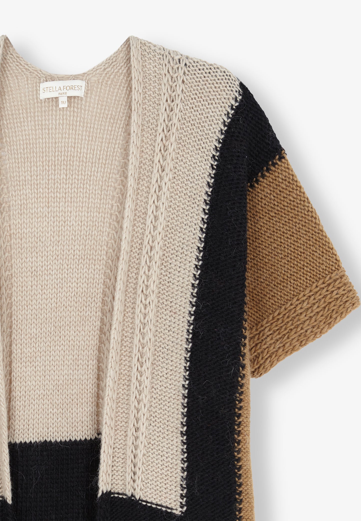 STELLA FOREST | CHAQUETA LARGA DE PUNTO COCO