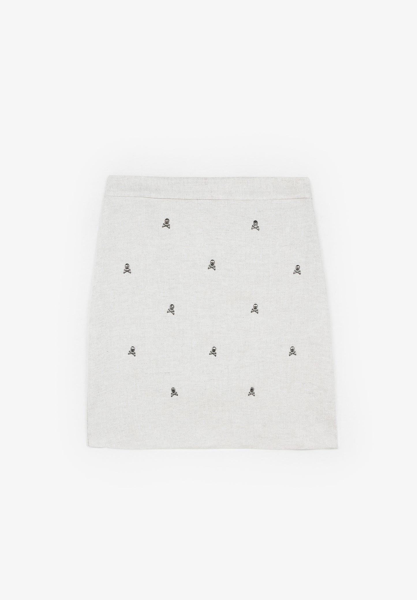 FALDA MINI LINO CALAVERAS