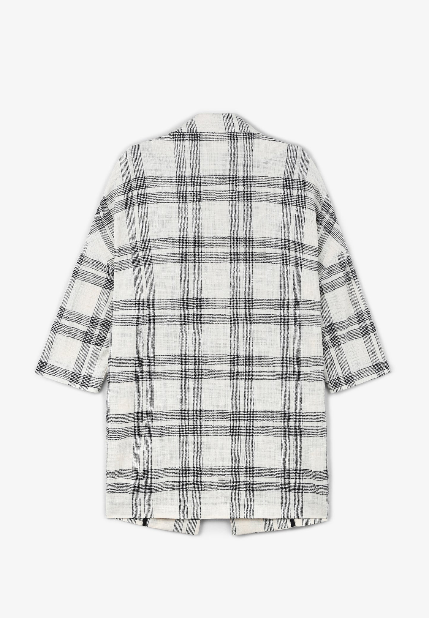 ABRIGO PAÑO CUADROS