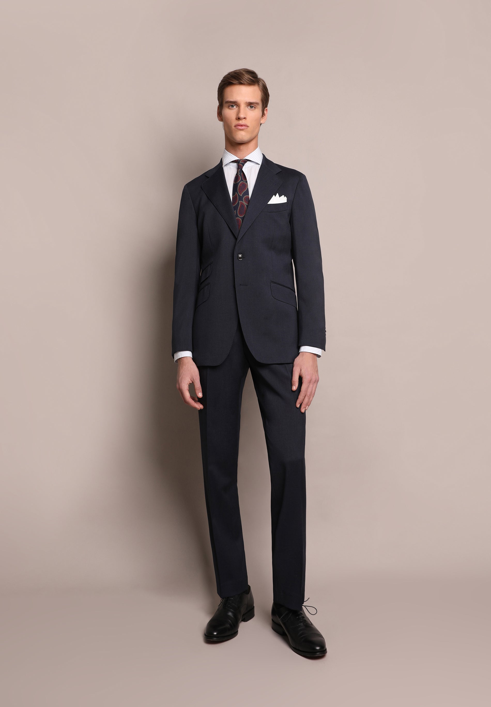 TRAJE LANA AZUL MARINO