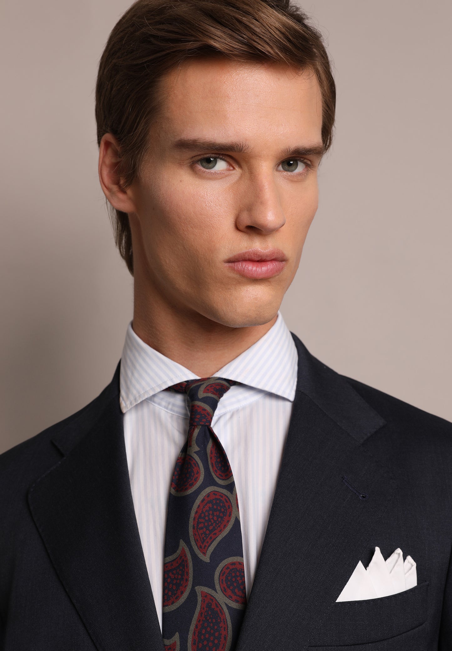 TRAJE LANA AZUL MARINO