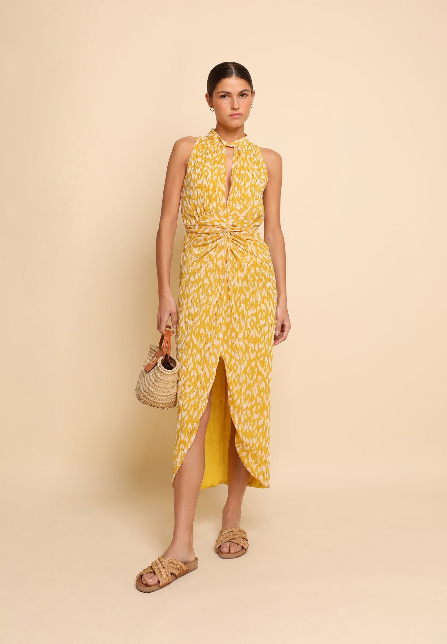 VESTIDO HALTER PRINT