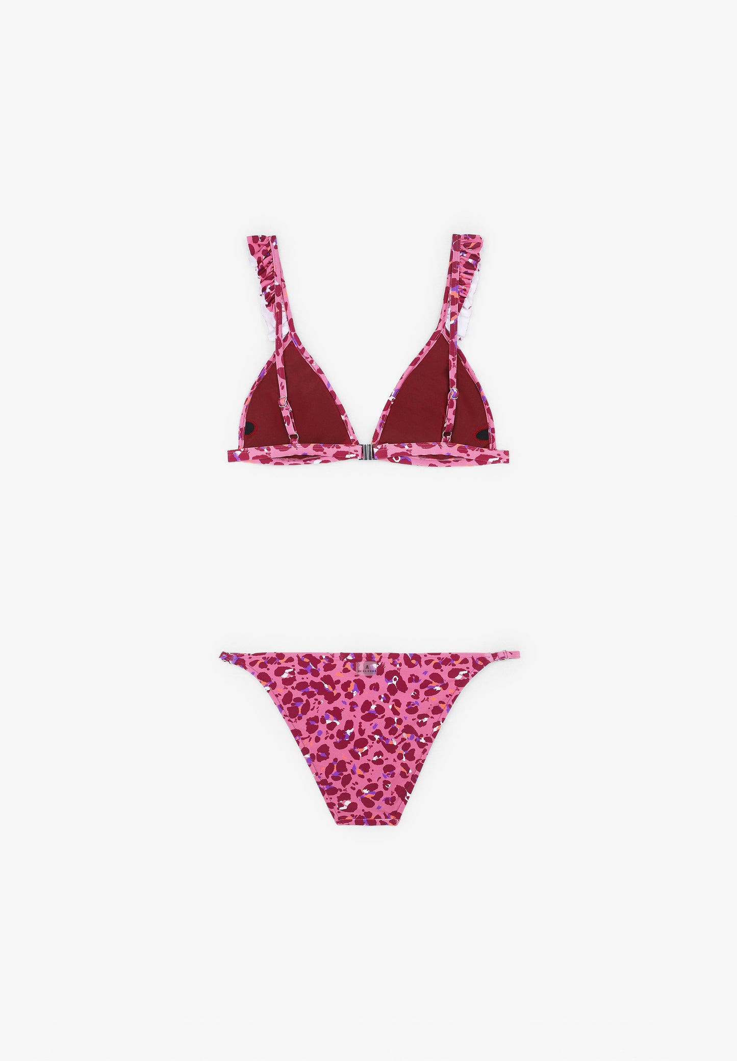 BIKINI ANIMAL PRINT VOLANTES