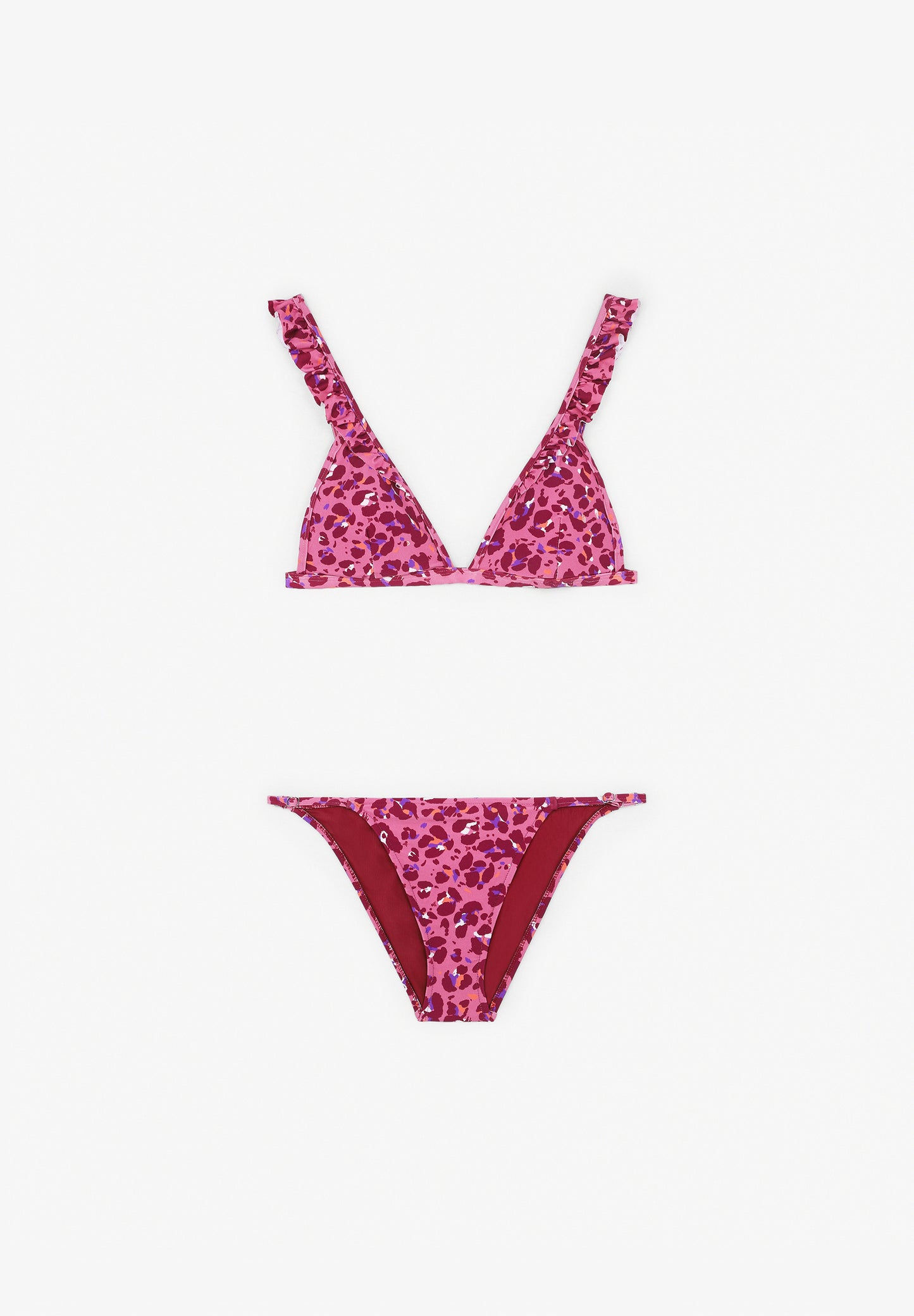 BIKINI ANIMAL PRINT VOLANTES