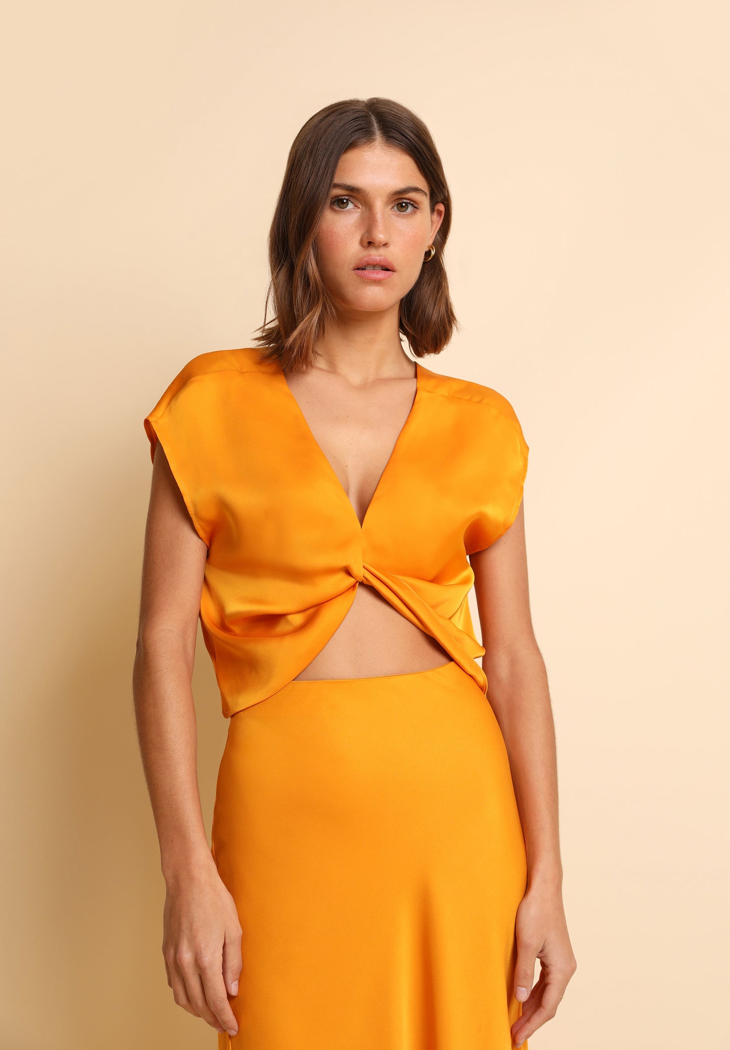 TOP CROPPED SATINADO