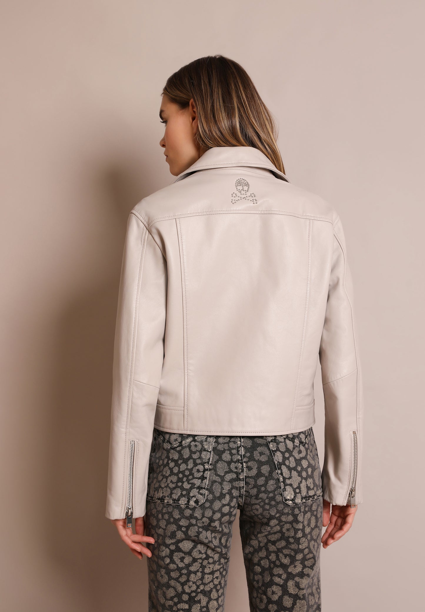 CAZADORA BIKER PIEL