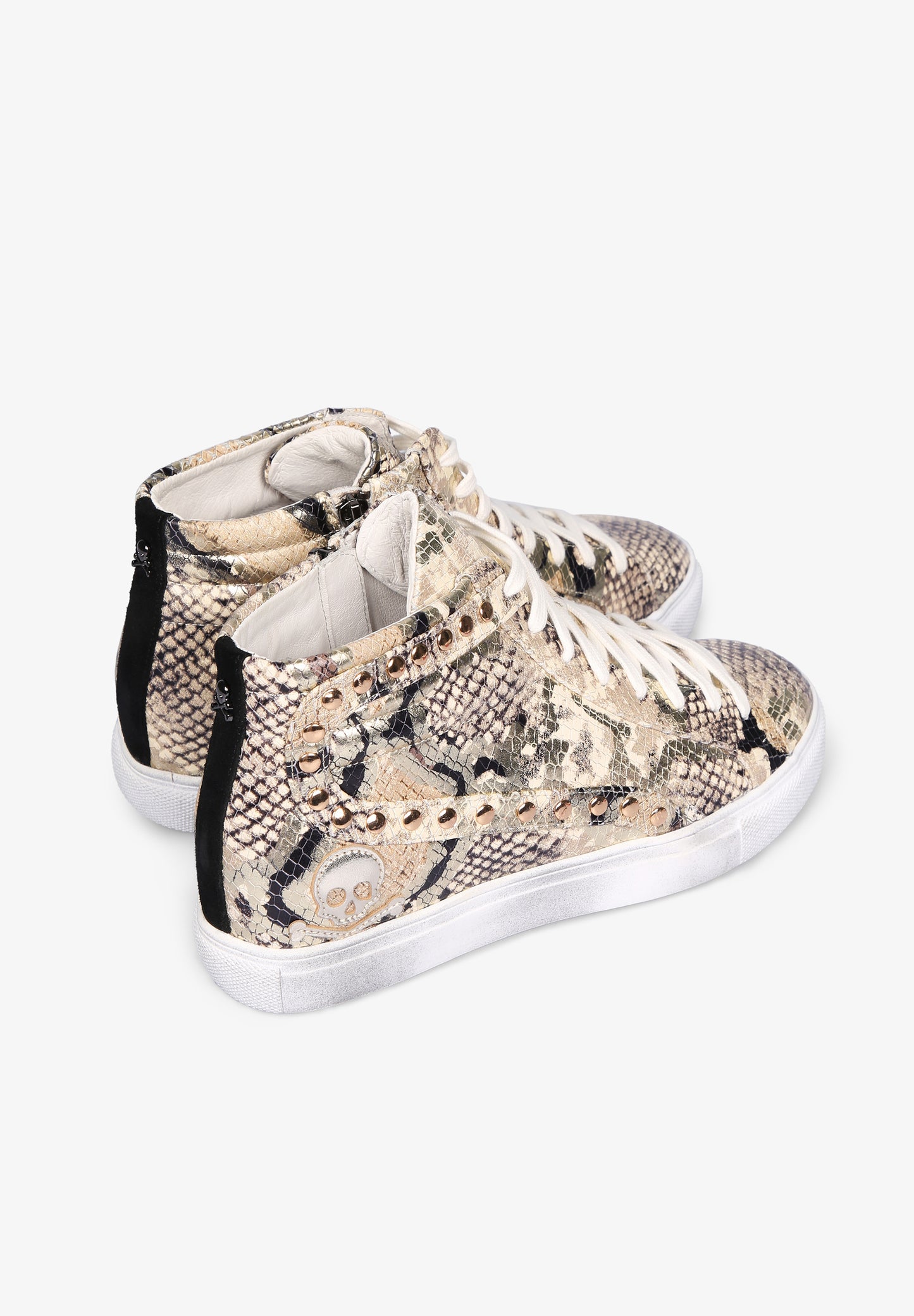 SNEAKERS BOTA PIEL GRABADA