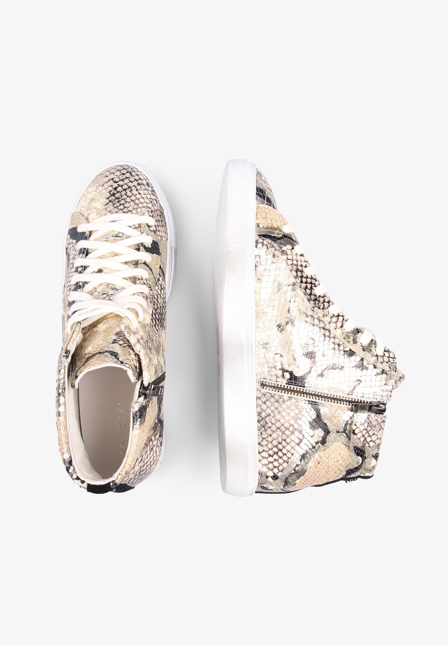 SNEAKERS BOTA PIEL GRABADA