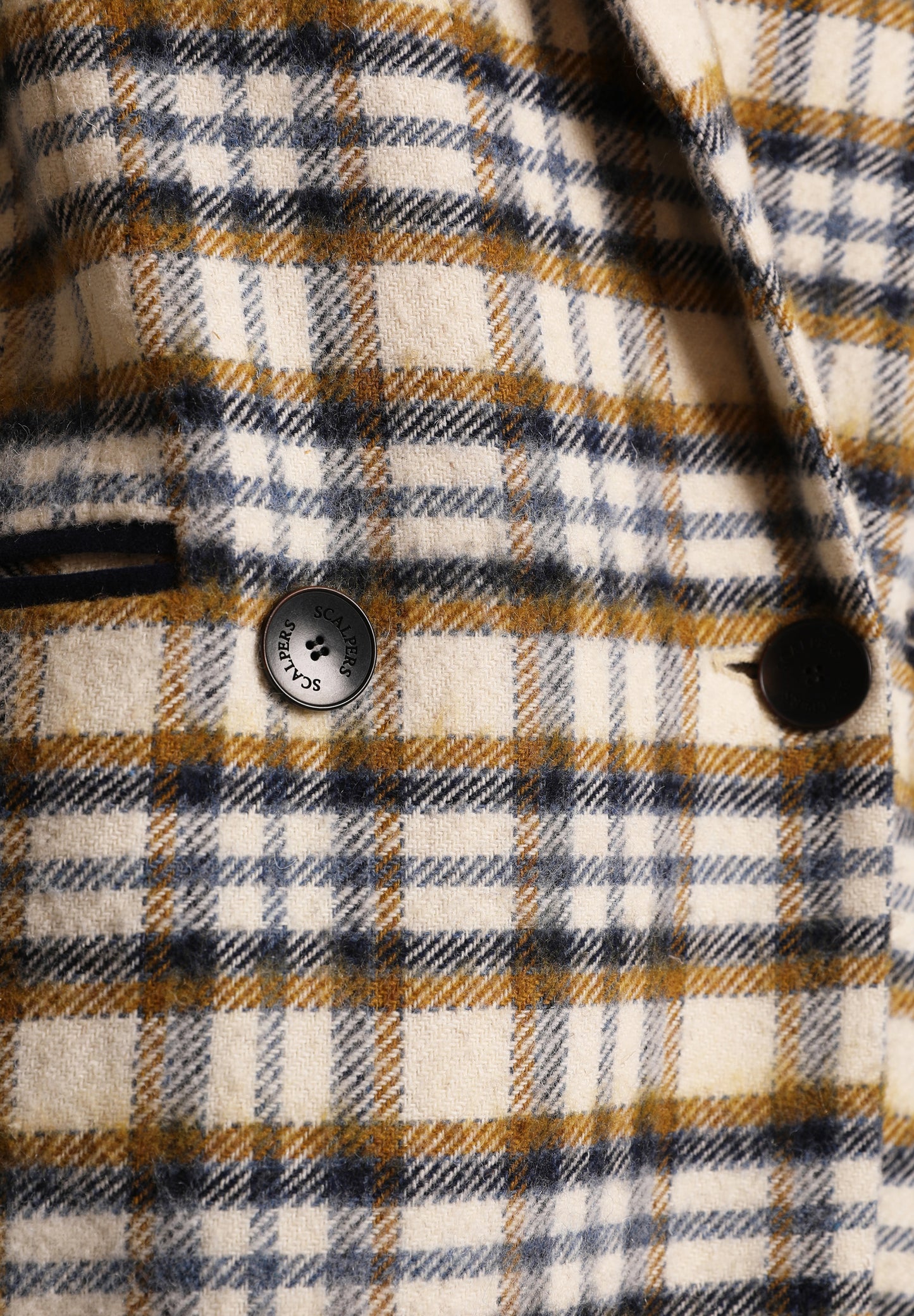 ABRIGO LARGO CUADROS