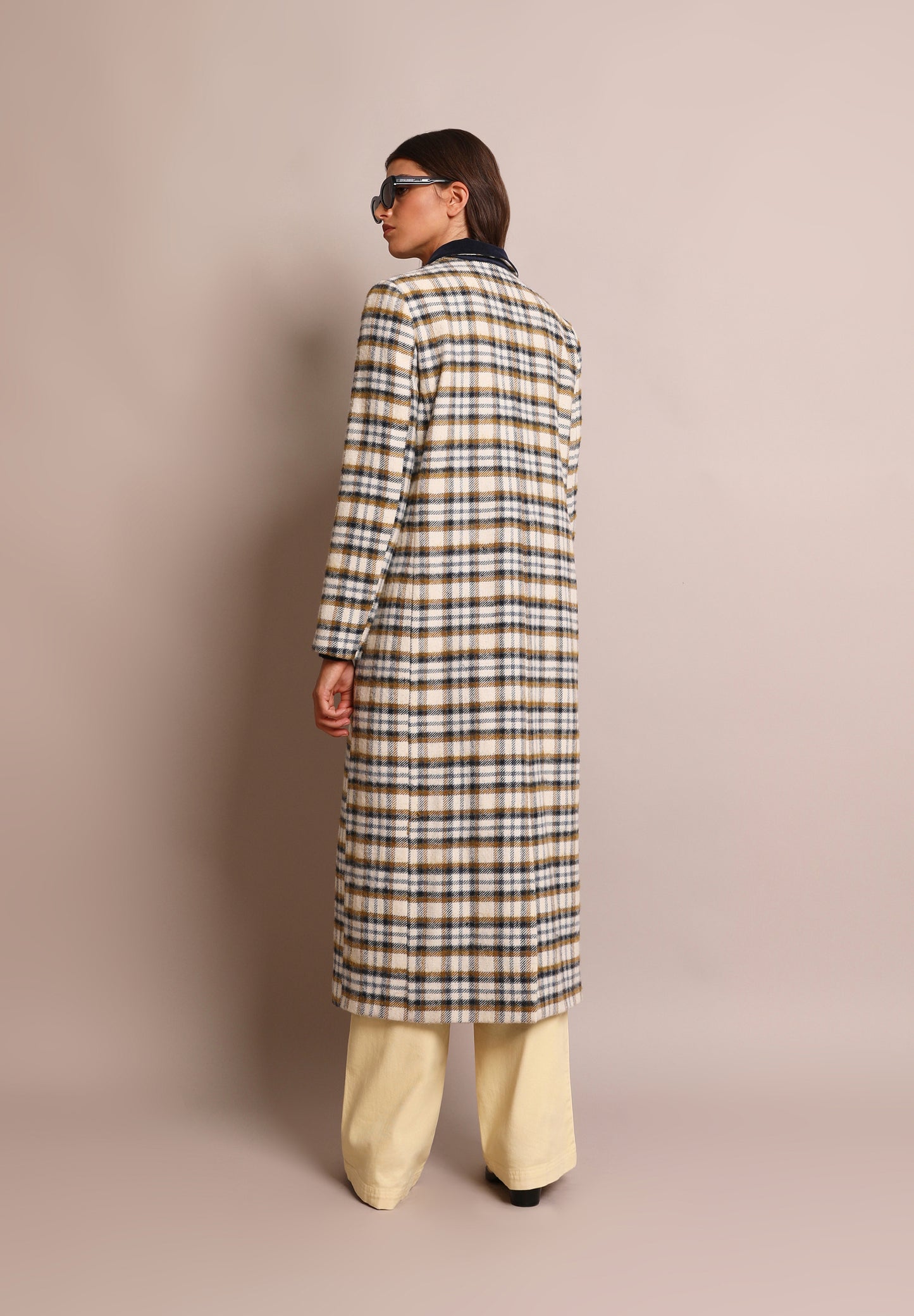 ABRIGO LARGO CUADROS