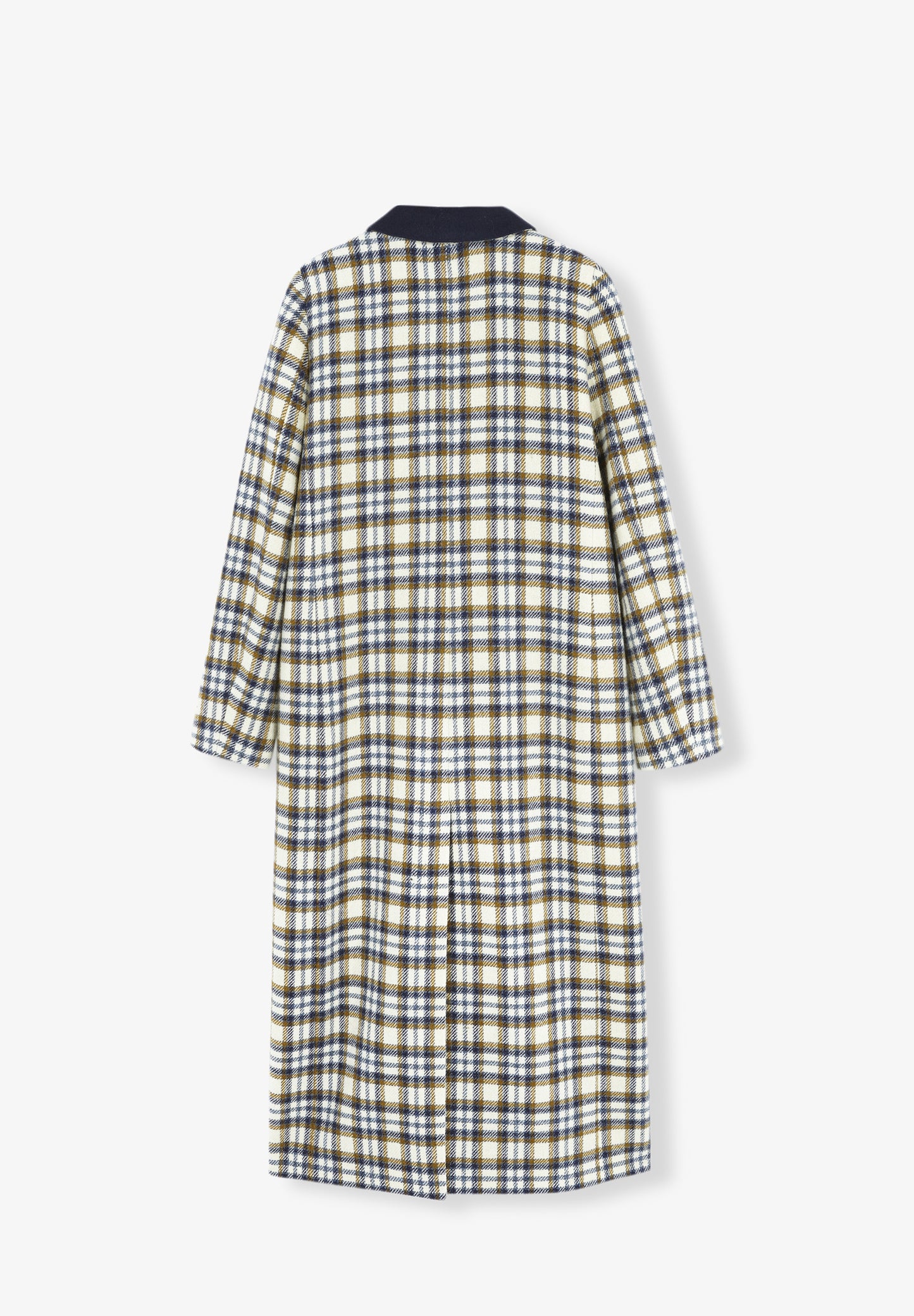 ABRIGO LARGO CUADROS