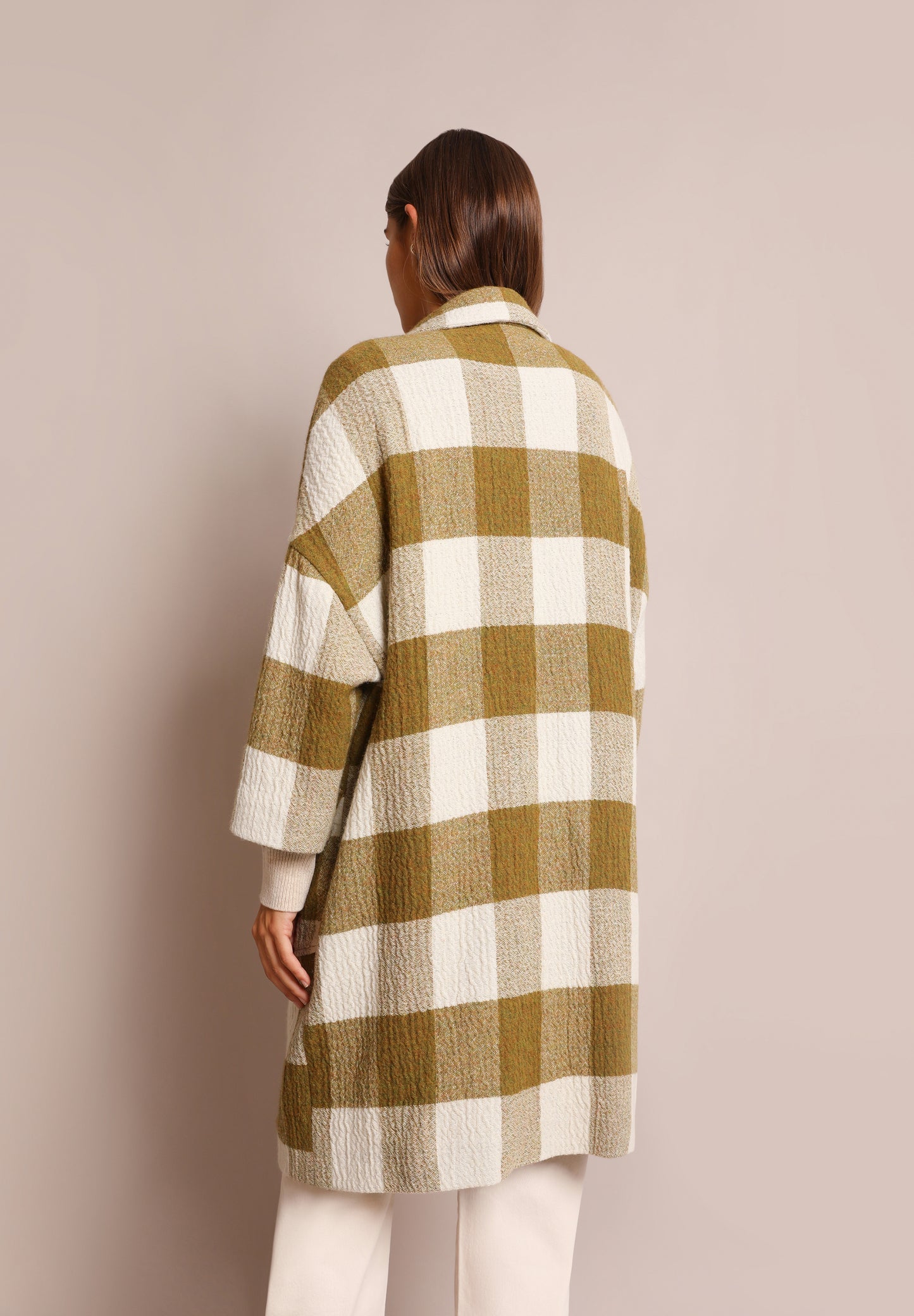 ABRIGO PAÑO CUADROS