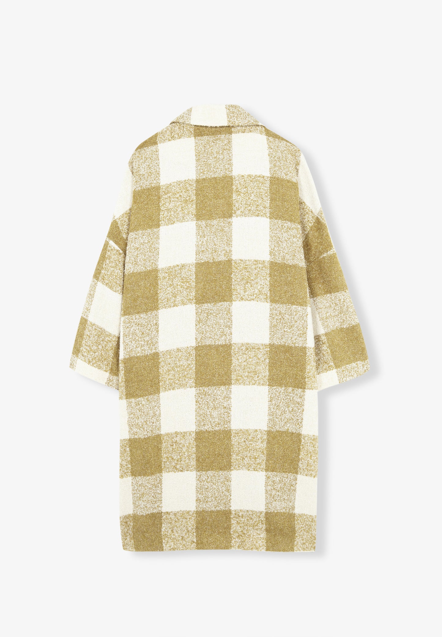 ABRIGO PAÑO CUADROS