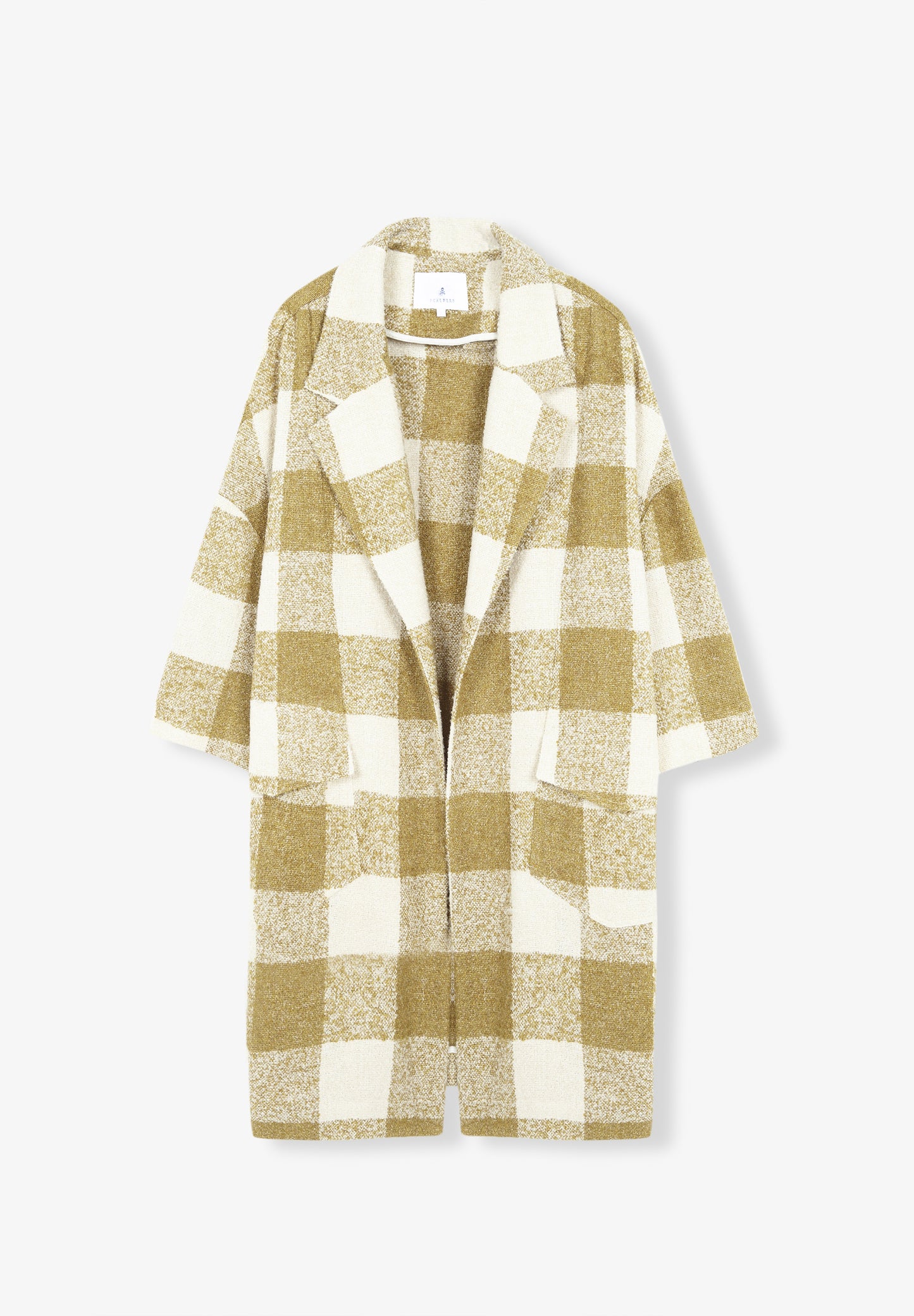 ABRIGO PAÑO CUADROS