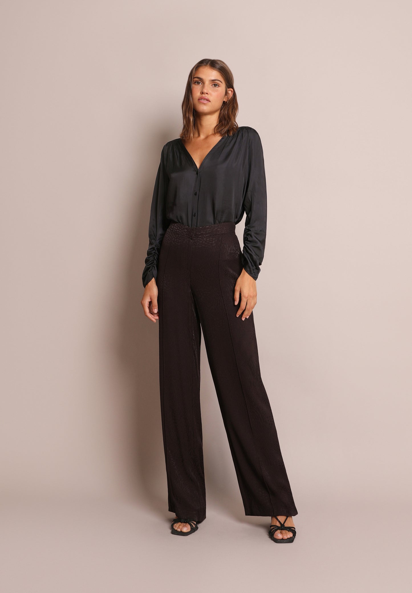 PANTALÓN FLARE JACQUARD