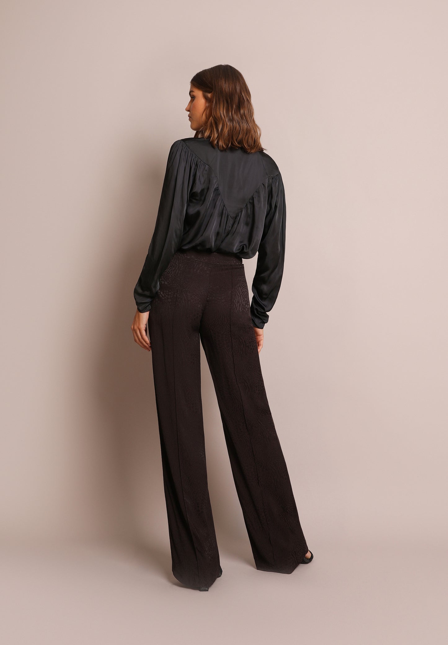 PANTALÓN FLARE JACQUARD