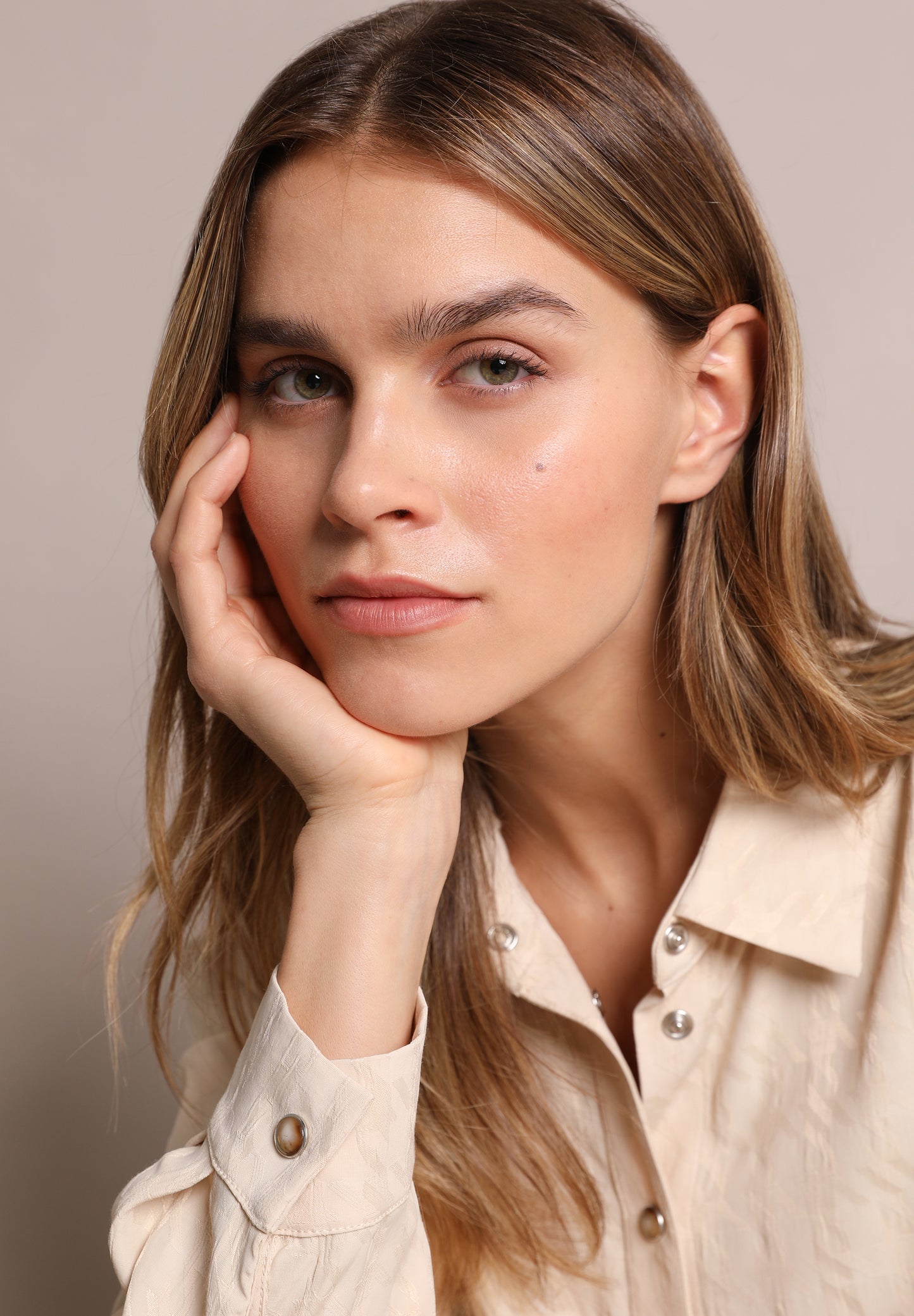 CAMISA FLUIDA JACQUARD