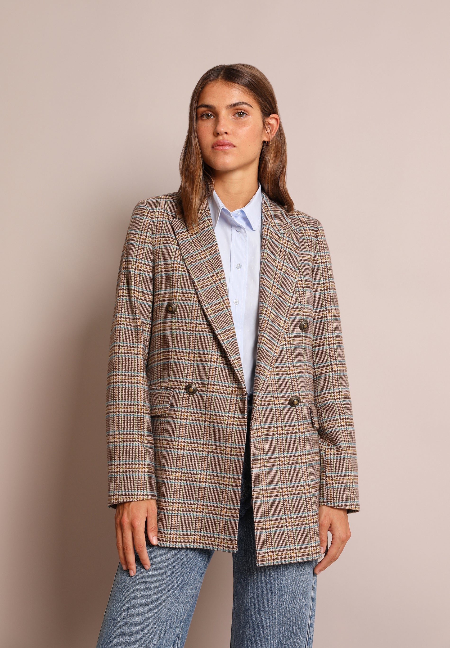 BLAZER CUADROS BOTONES
