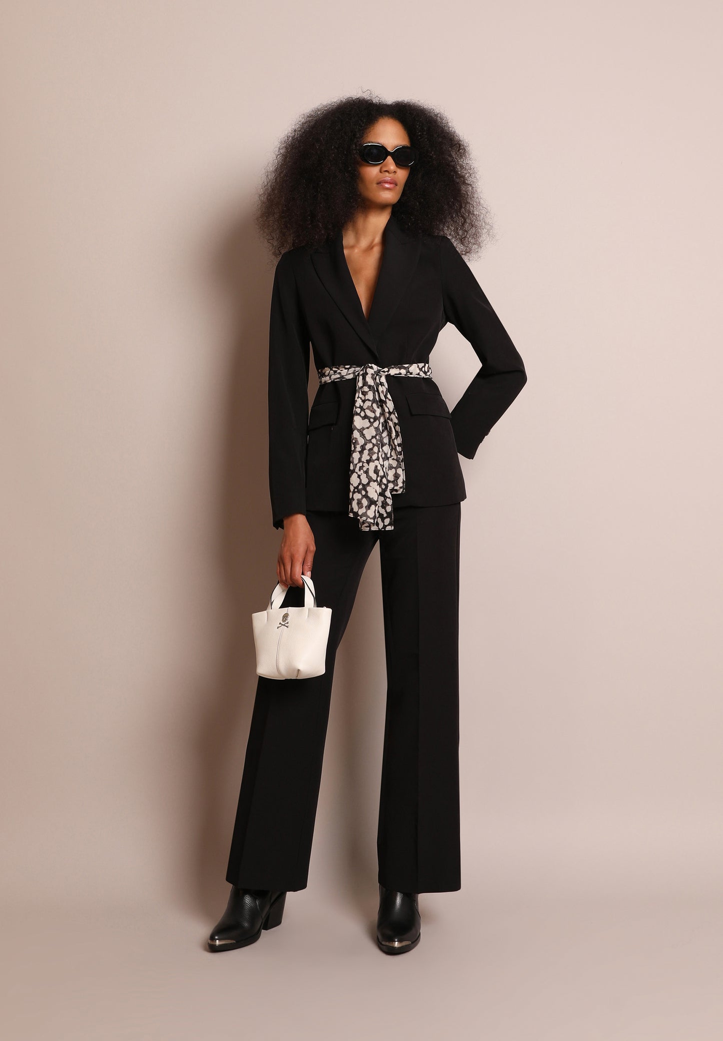 BLAZER CINTURON ANIMAL PRINT