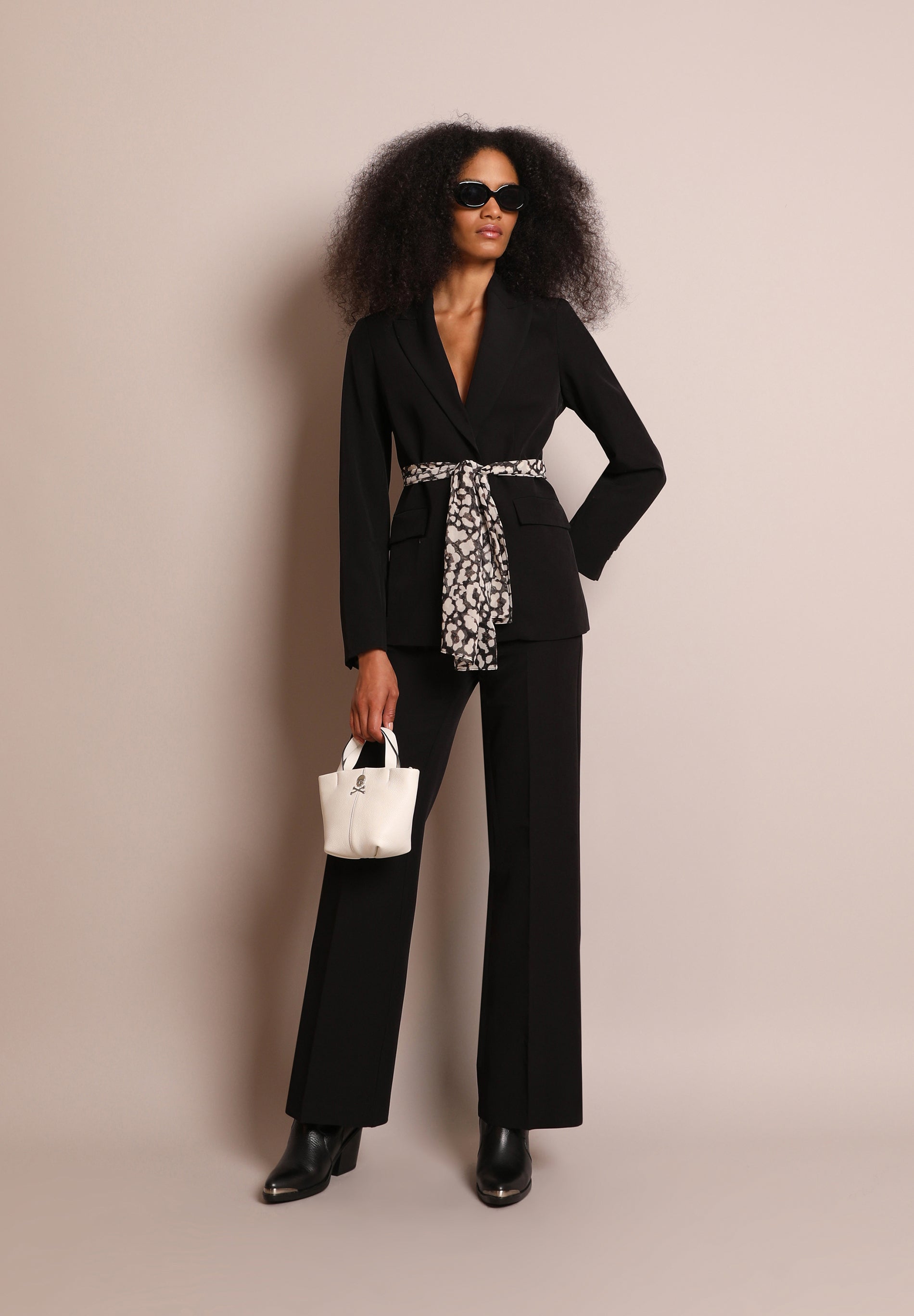 BLAZER CINTURON ANIMAL PRINT