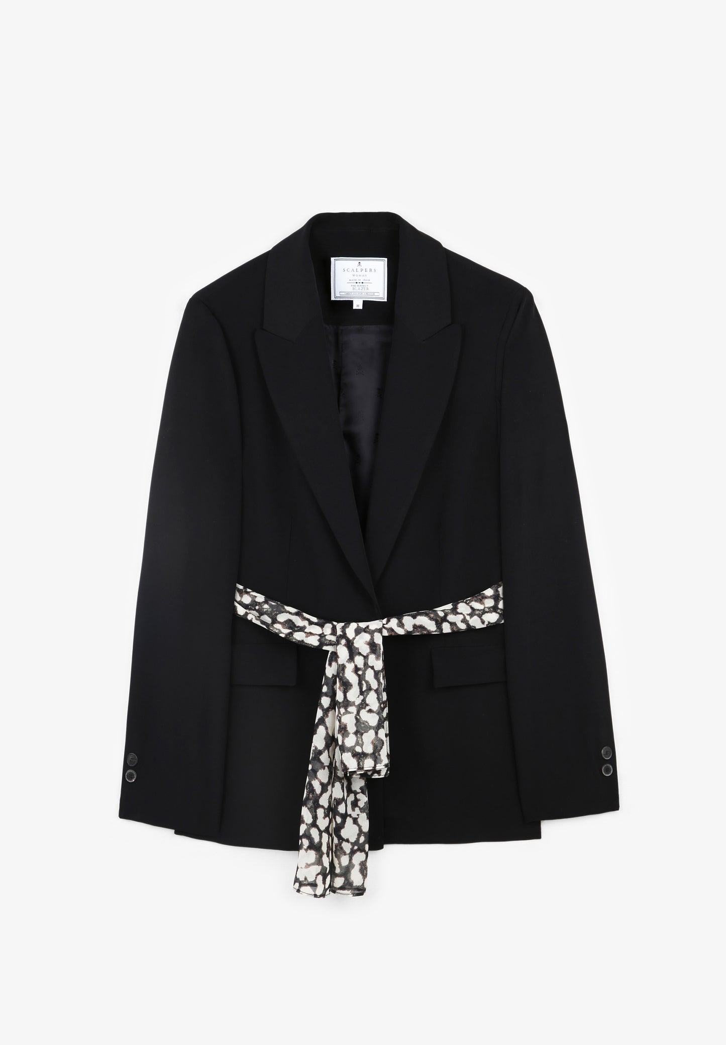 BLAZER CINTURON ANIMAL PRINT